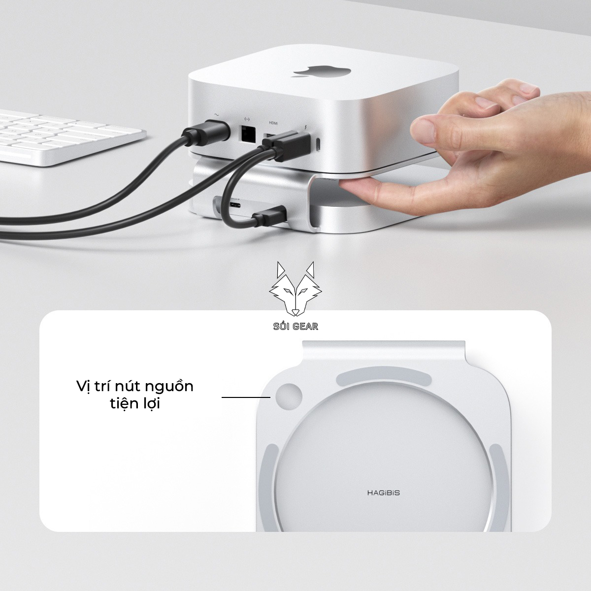 HAGiBiS Hub cho Mac Mini M4