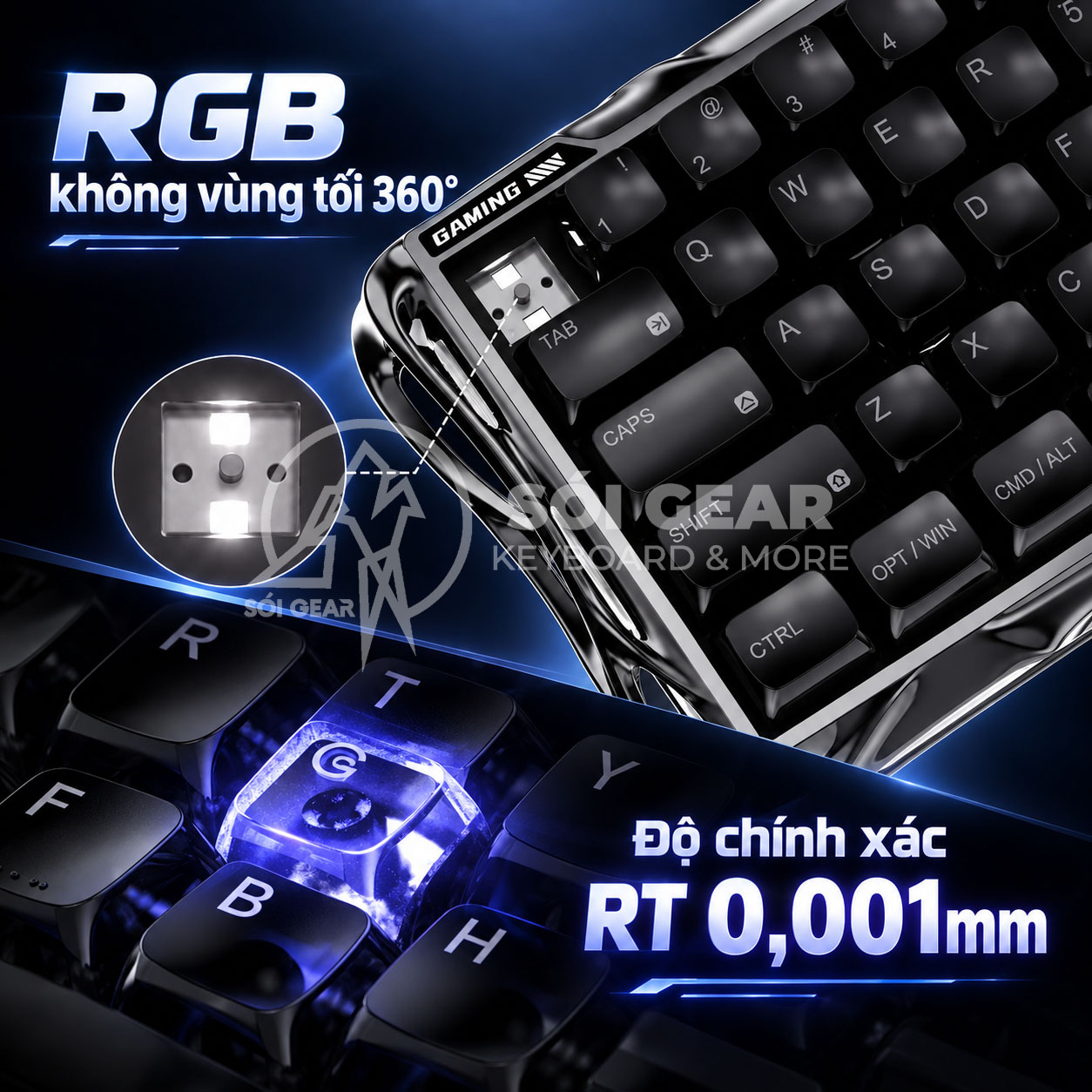 Bàn phím Gravastar Mercury V60 Ultra
