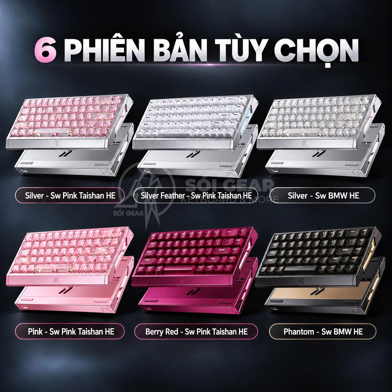 Bàn Phím Mchose Ace68 GT HE
