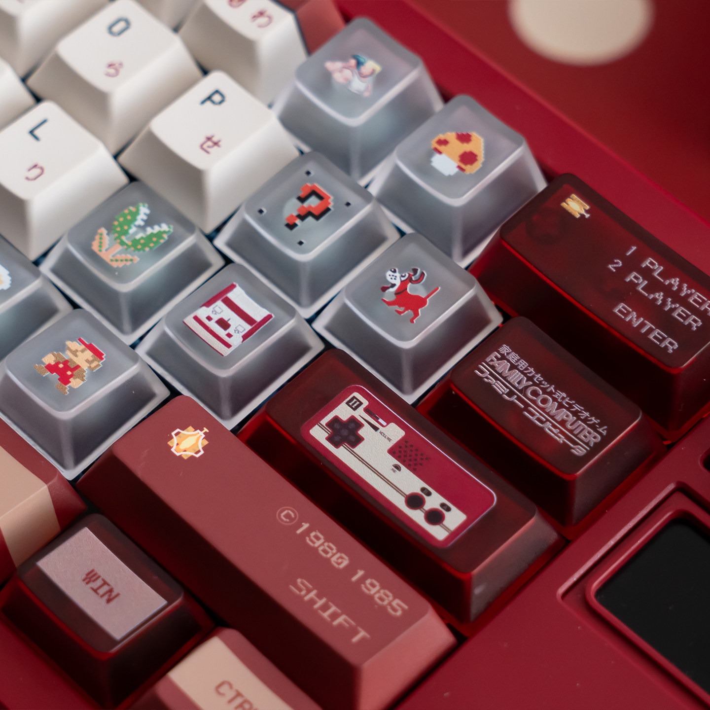 [In Stock] Keycap Cherry TapTempo Famicom PBT Dyesub
