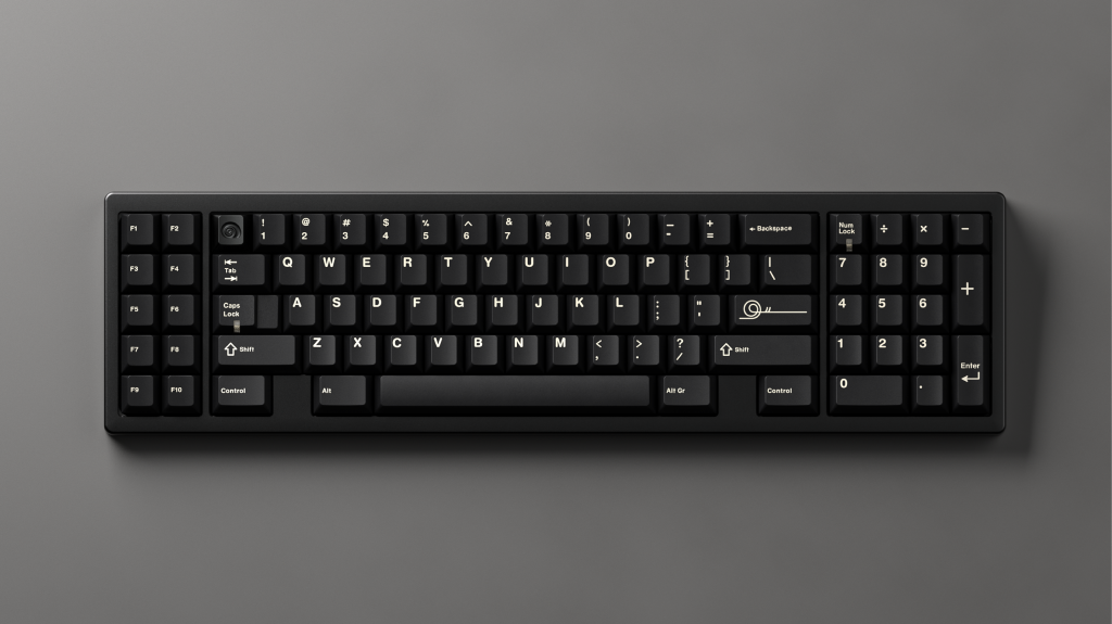 Keycap Cherry GMK Black Snail Base + Alpha