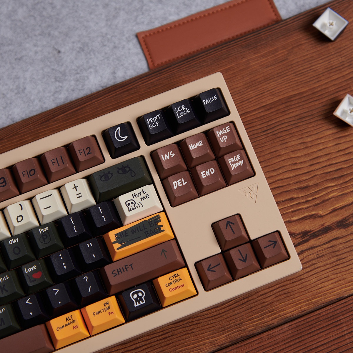 Keycap Mintcap Cherry Love Story PBT Dyesub