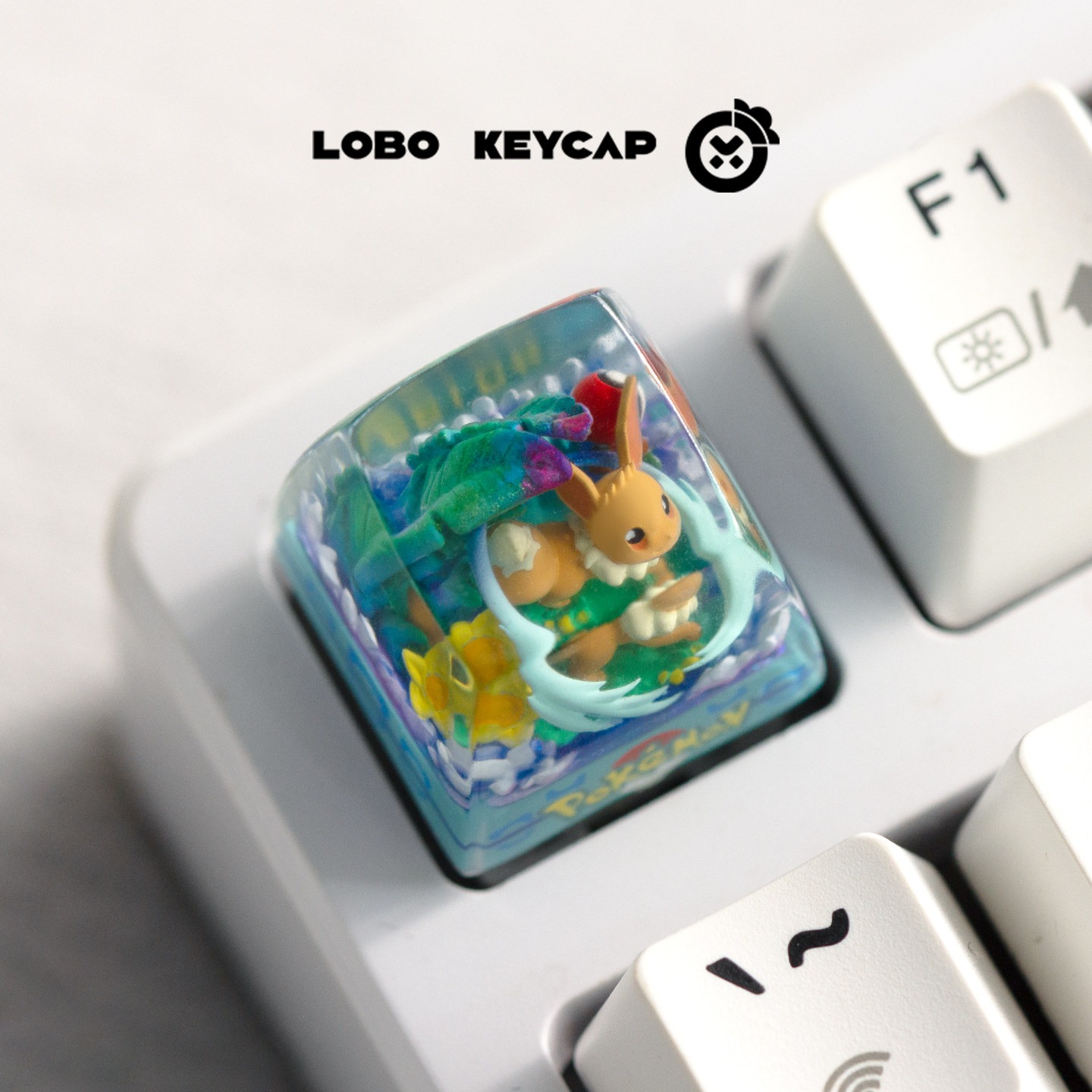 Keycap Artisan Lobo Pokemon Resin