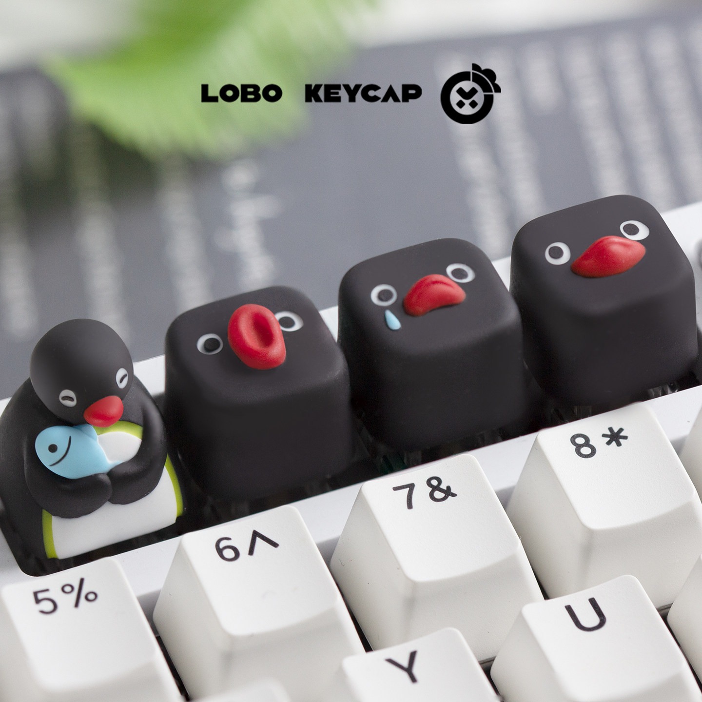 Keycap Artisan Lobo Pingu