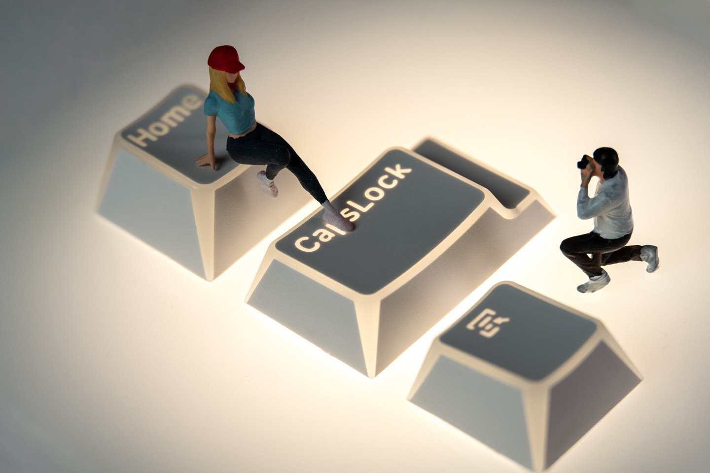 Keycap Mintcap Trắng Xuyên LED Cạnh Viền Cherry PBT