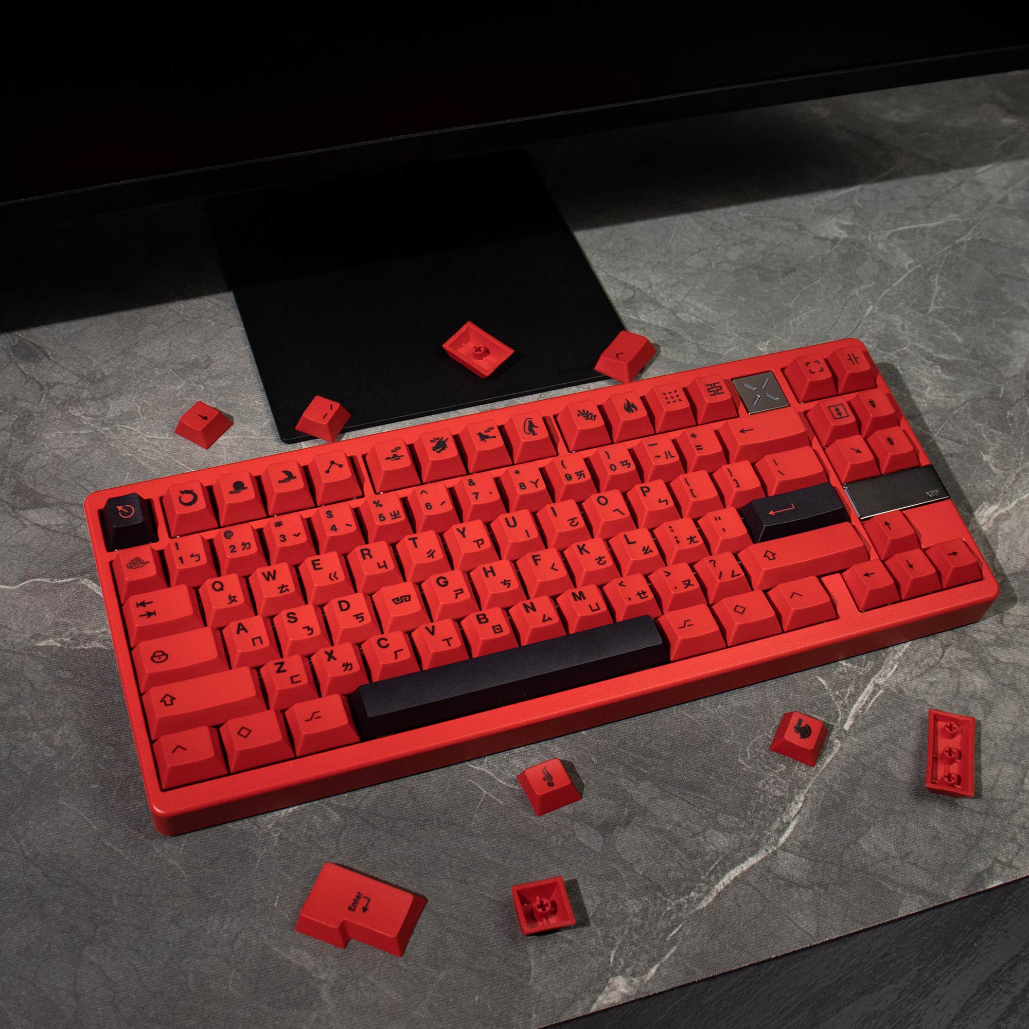 Keycap Cherry Mintcaps Đỏ PBT Dyesub