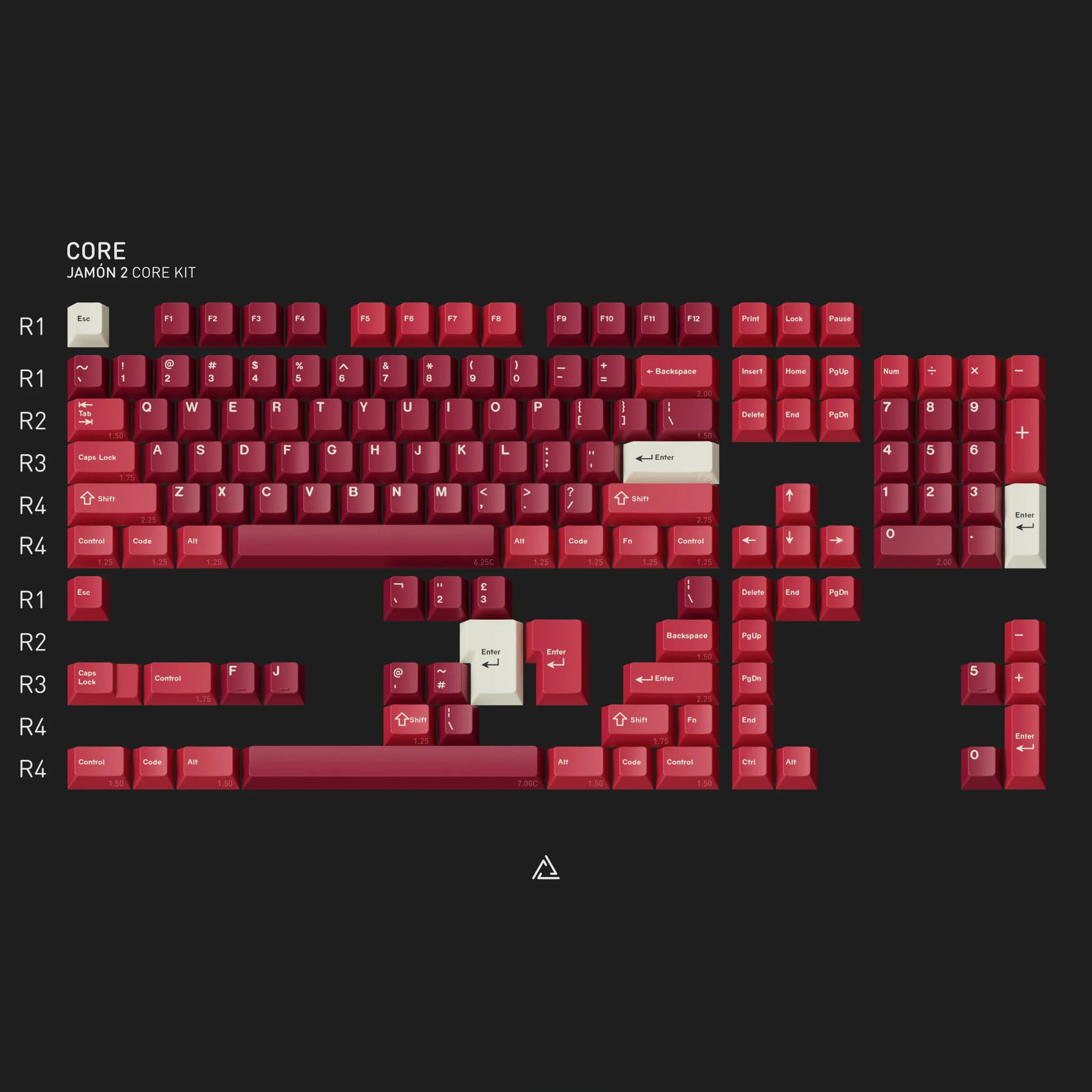 Keycap GMK CYL Jamón 2 Cherry ABS Doubleshot