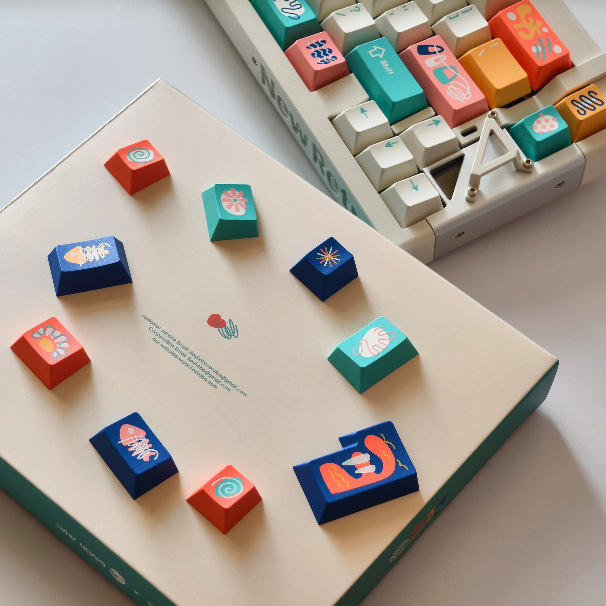 Keycap KeyKobo Cinque Terre Cherry ABS Doubleshot