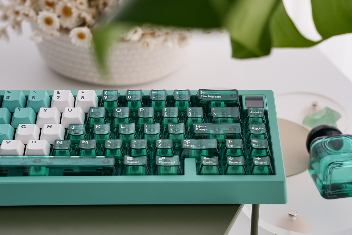 Keycap Cherry Mintcaps Núi Tuyết PBT+PC