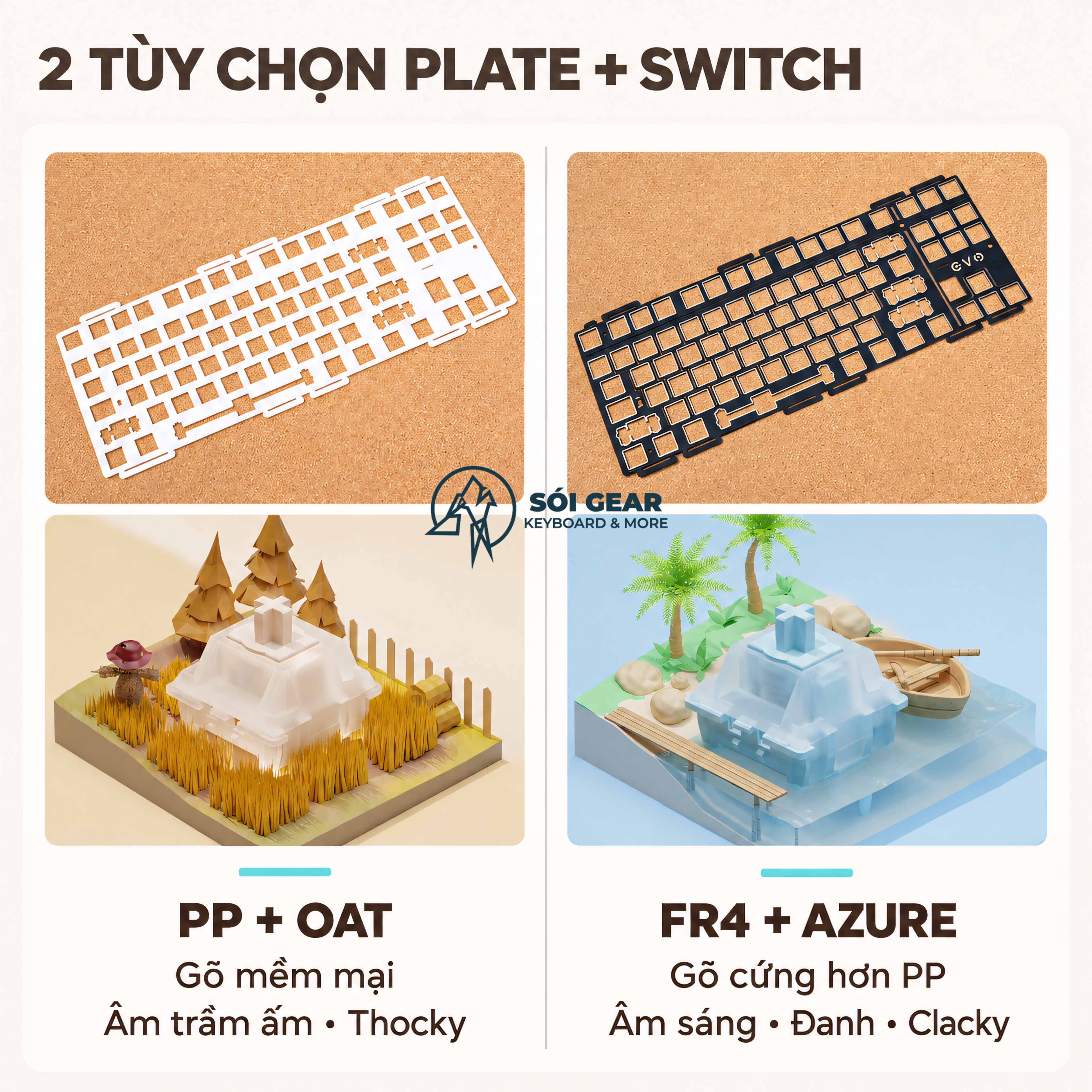 [In Stock] Bàn phím Prebuilt EVO80 Keyboard