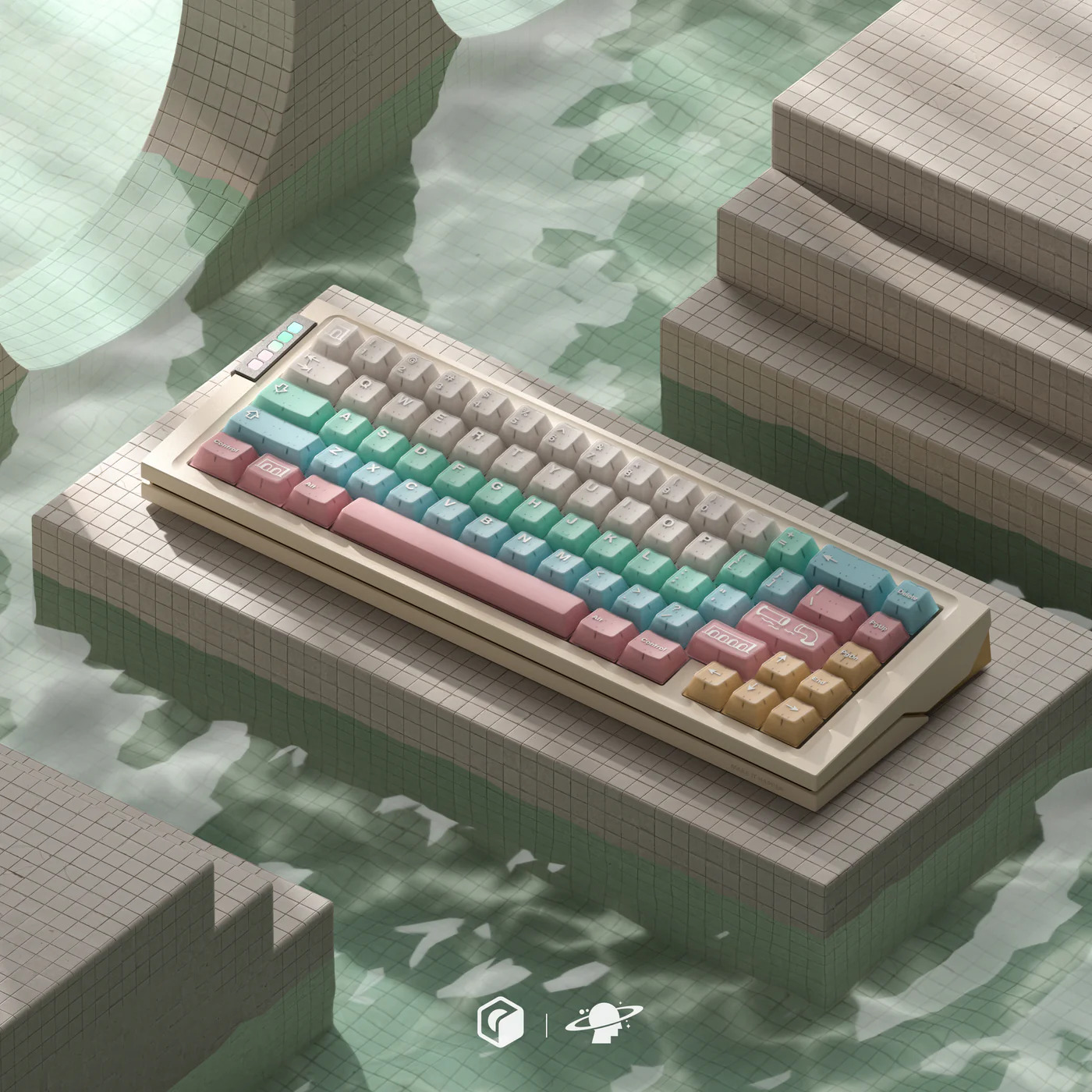Keycap MW Unmanned Playground Cherry ABS + PBT Doubleshot - Base