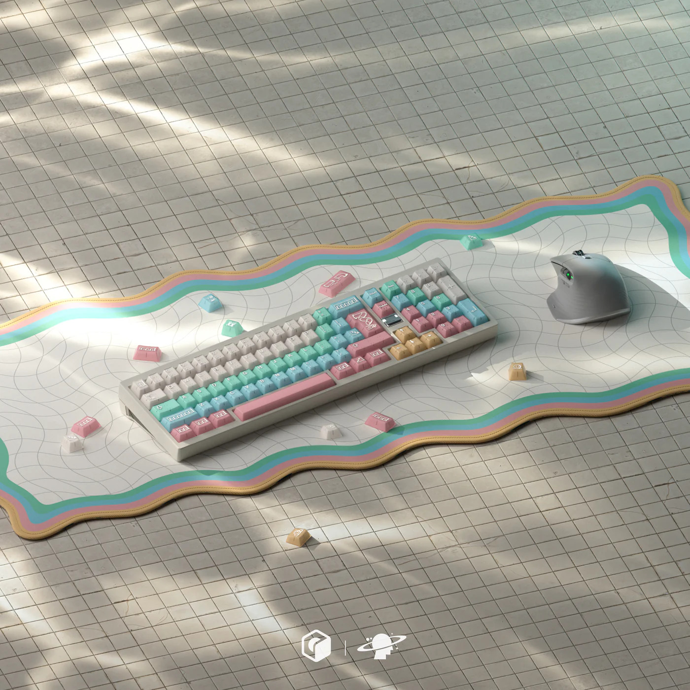 Keycap MW Unmanned Playground Cherry ABS + PBT Doubleshot - Base