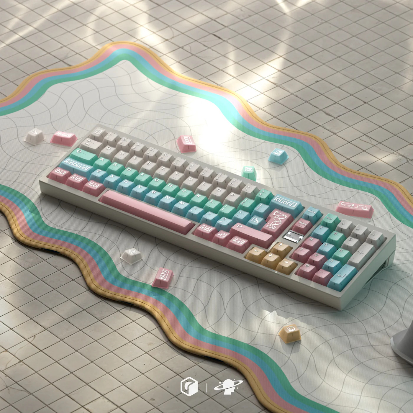 Keycap MW Unmanned Playground Cherry ABS + PBT Doubleshot - Base