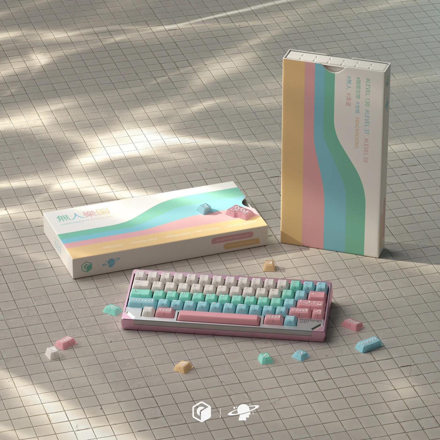 Keycap MW Unmanned Playground Cherry ABS + PBT Doubleshot - Base