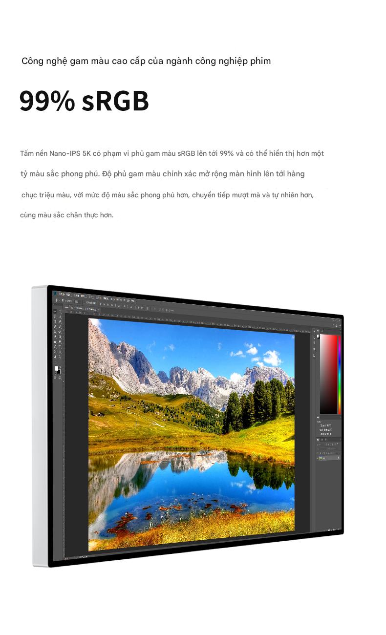 Màn hình Kuycon IPS 34 Inch 5K 60Hz G34W Bản Lỗ