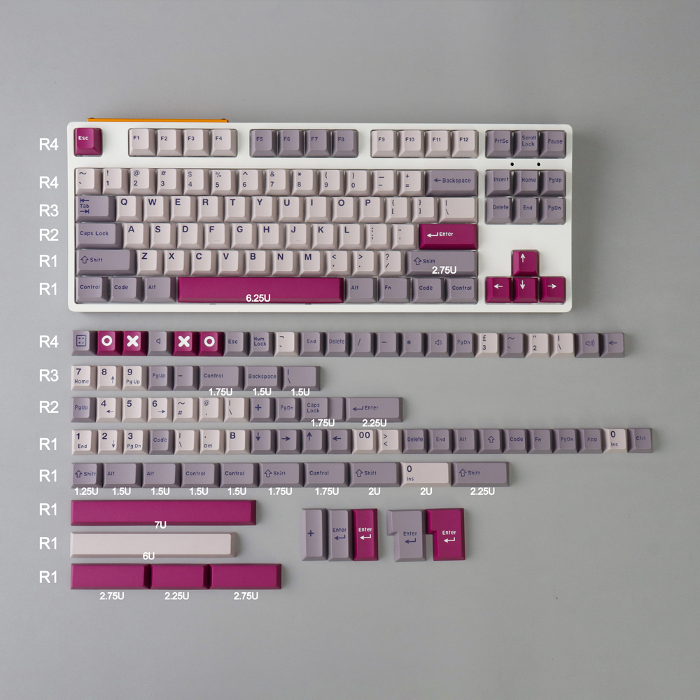 Keycap Cherry ABS Doubleshot DMG - 171 nút