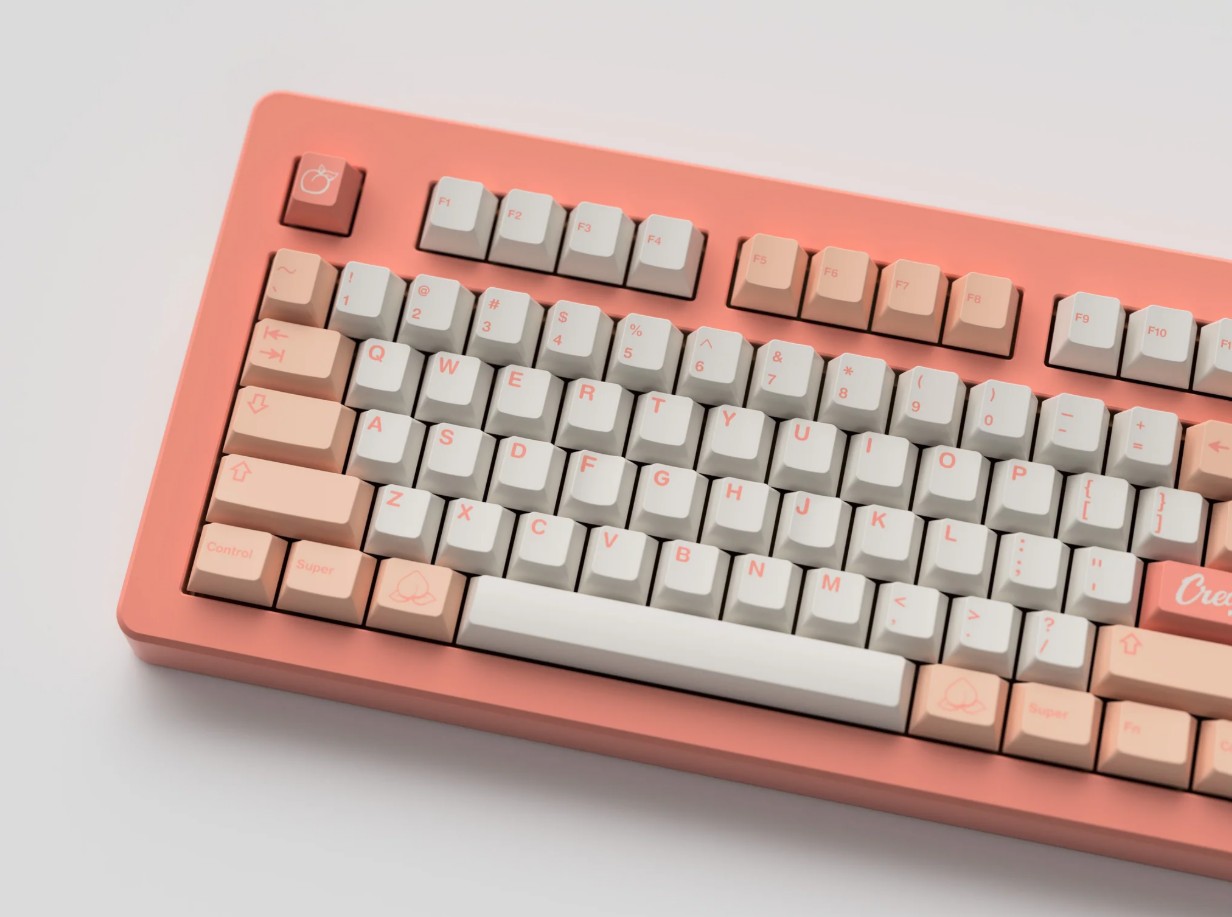 Keycap Cherry GMK Peach n Cream Lite ABS Doubleshot
