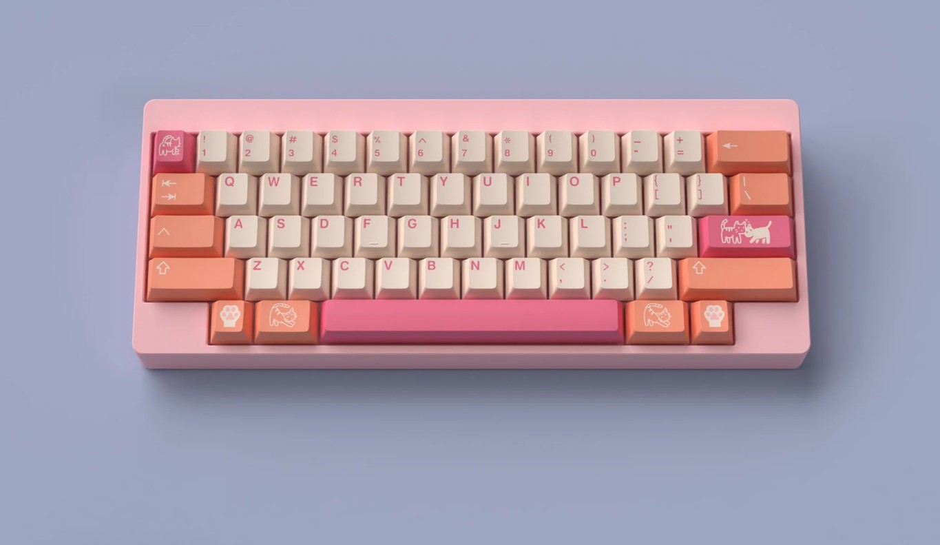 Keycap Cherry GMK CYL Orange Boi ABS Doubleshot