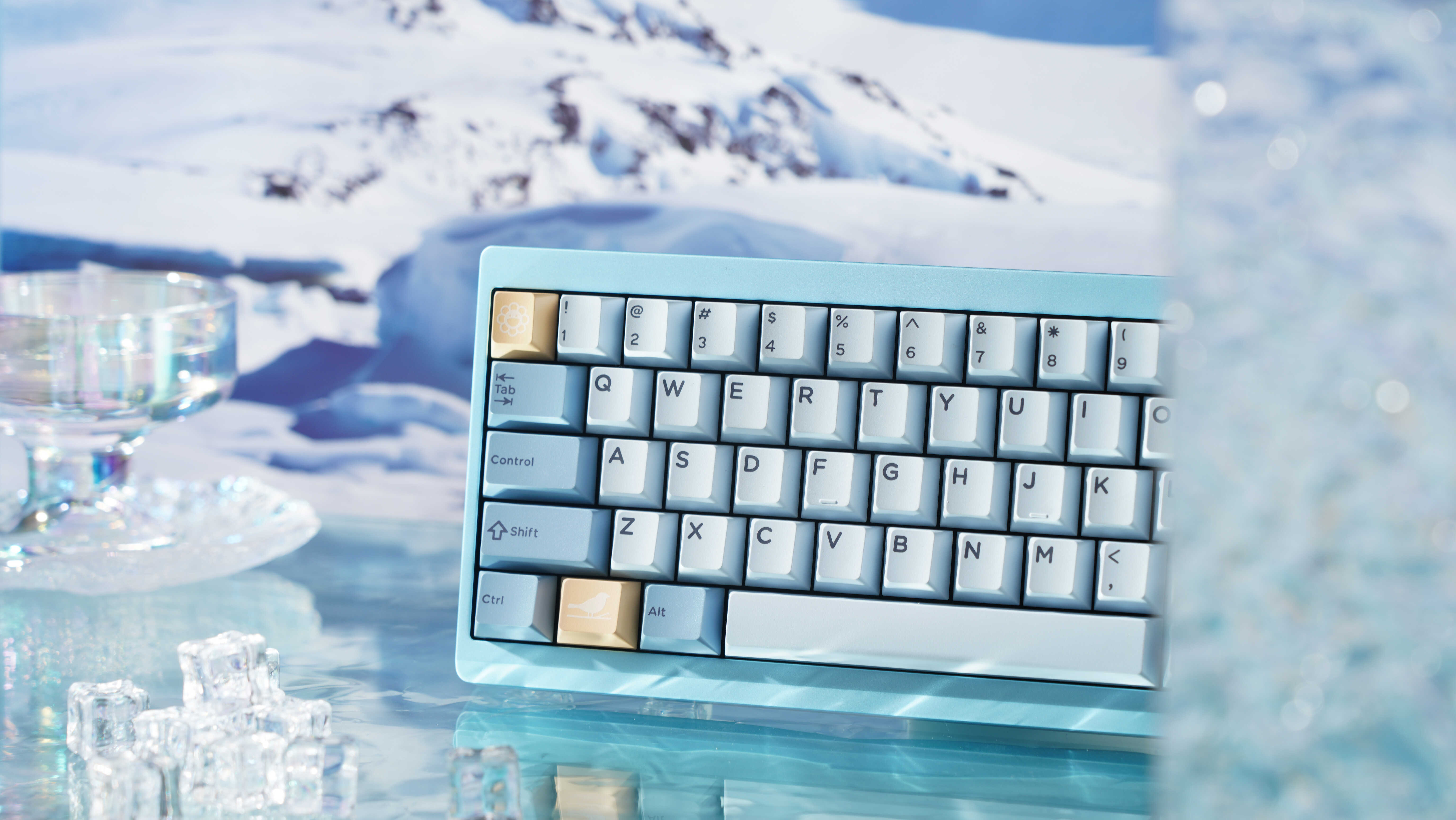 [GB] Zoom64 Mechanial Keyboard Kit - Arctic Blue