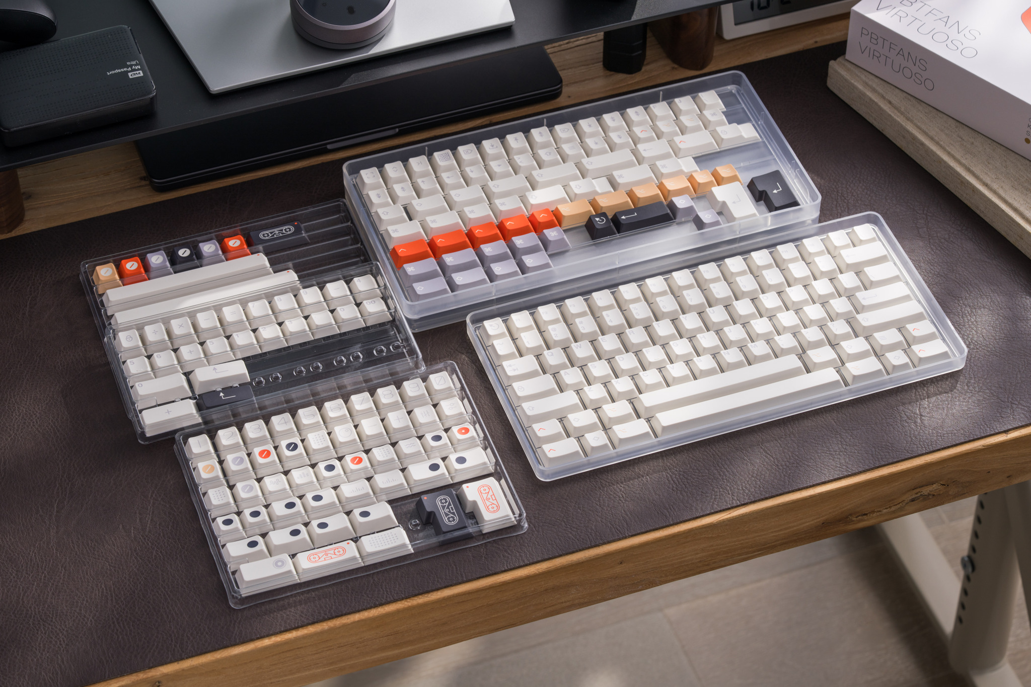 Keycap PBTfans Virtuoso Cherry PBT Dyesub