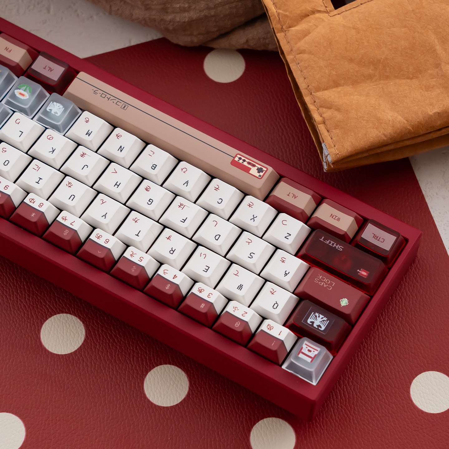 [In Stock] Keycap Cherry TapTempo Famicom PBT Dyesub