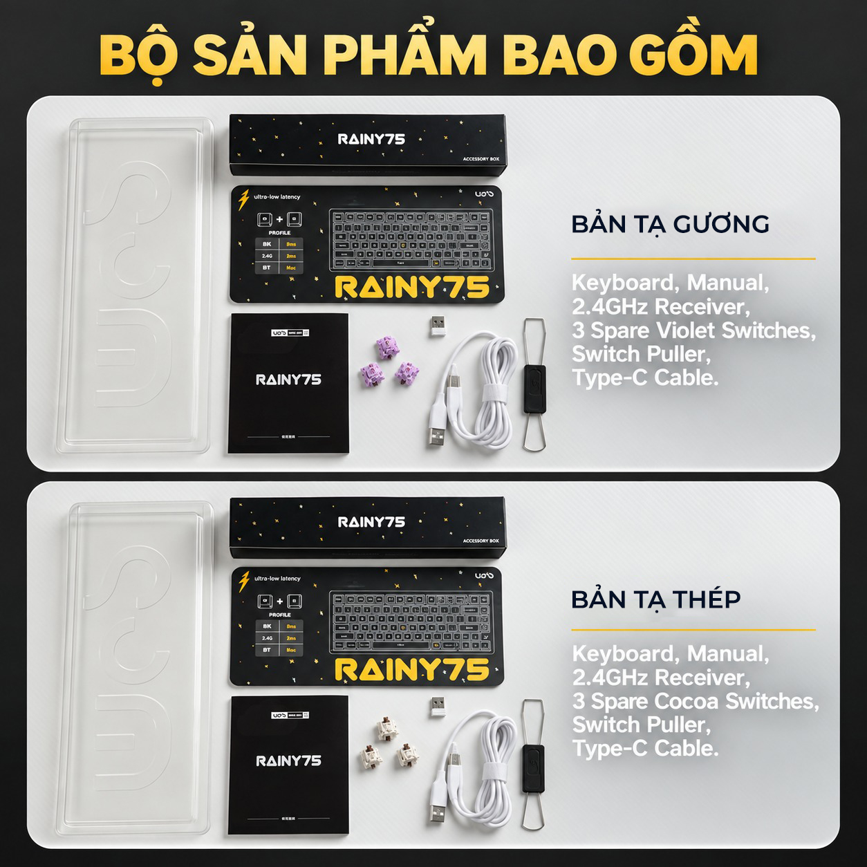 Bàn Phím Cơ RAINY75