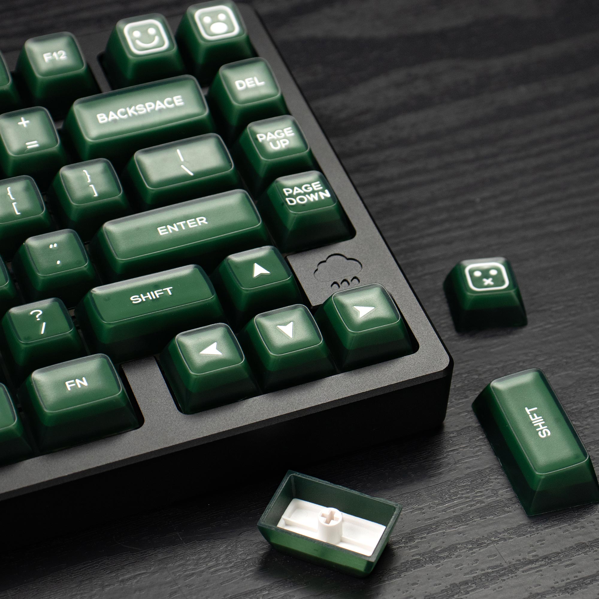 Keycap SA Green Mintcaps  PBT doubleshot