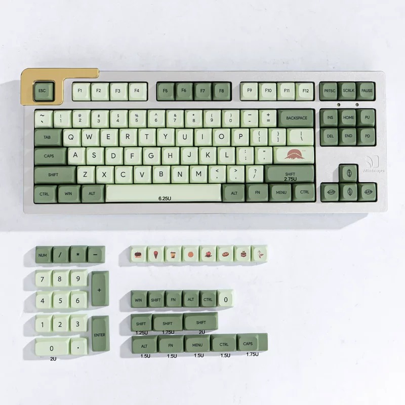 Keycap Mintcap XDA Matcha PBT Dyesub