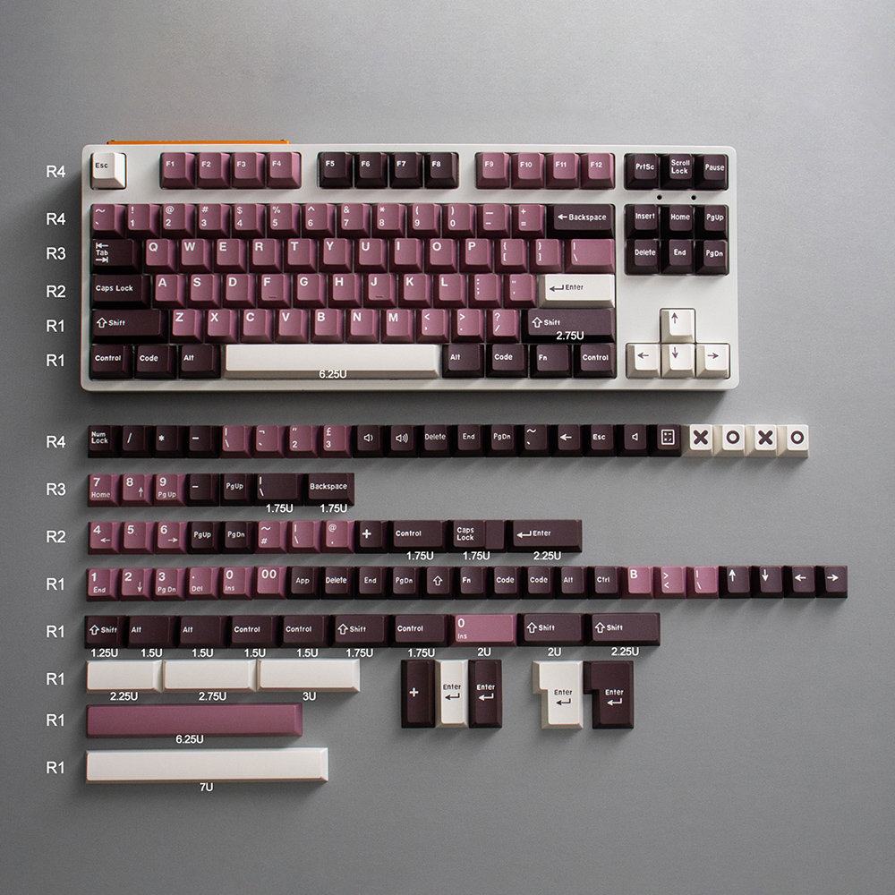 Keycap Mintcaps Cherry ABS Doubleshot Bingsu - 171 nút