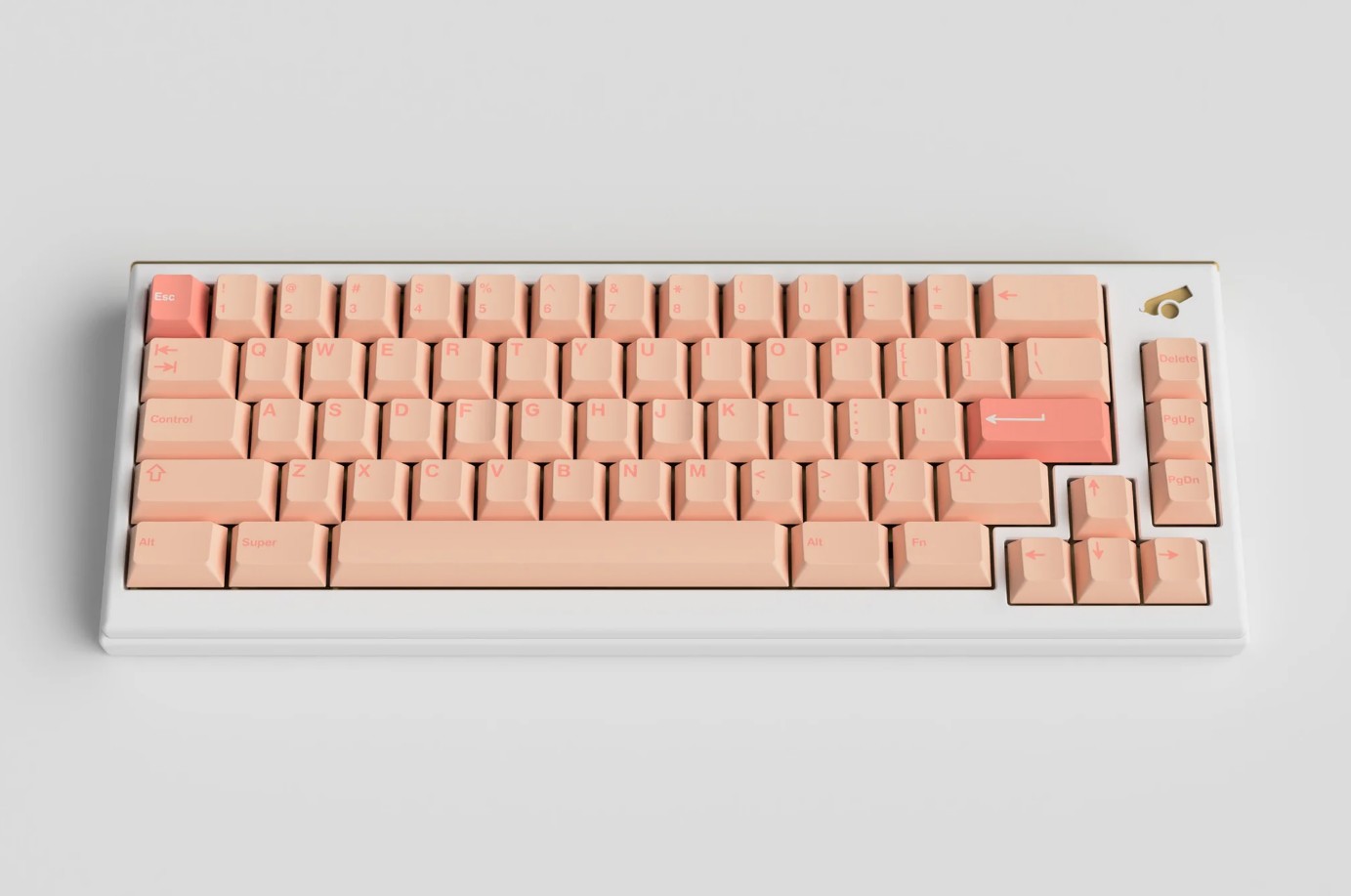 Keycap Cherry GMK Peach n Cream Lite ABS Doubleshot