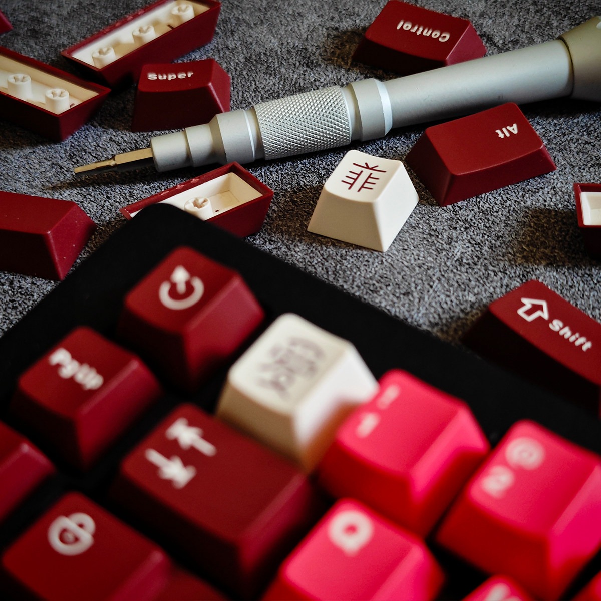 Keycap Cherry Mintcap Golden Velvet ABS Doubleshot