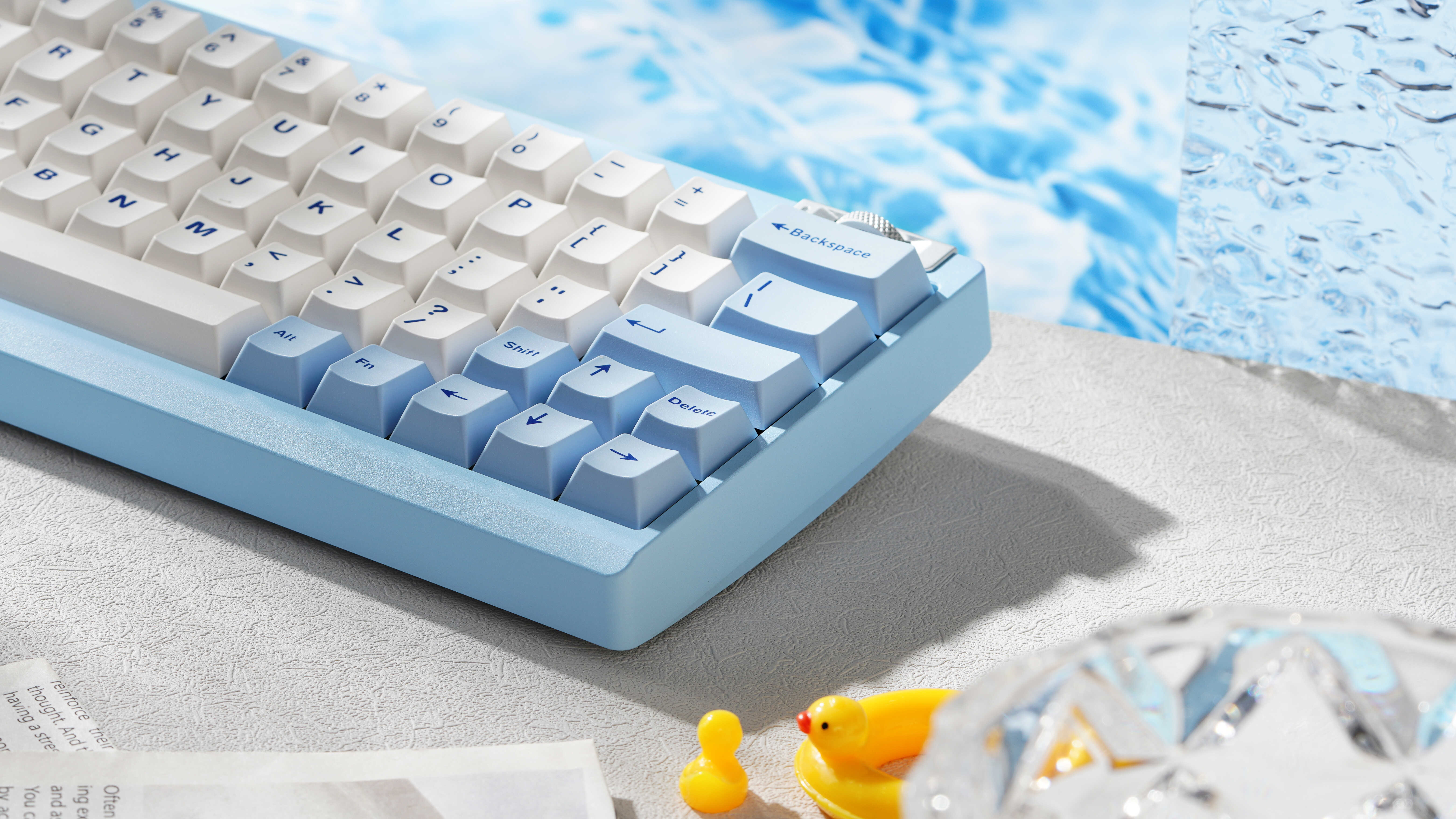 [GB] Zoom64 Mechanial Keyboard Kit - Cloud Mist Blue