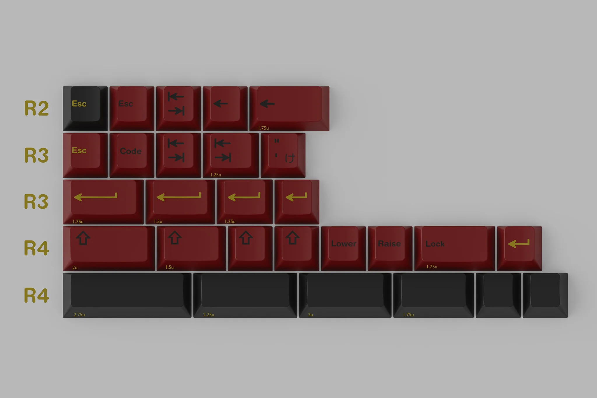 Keycap GMK CYL Higanbana Cherry ABS Doubleshot