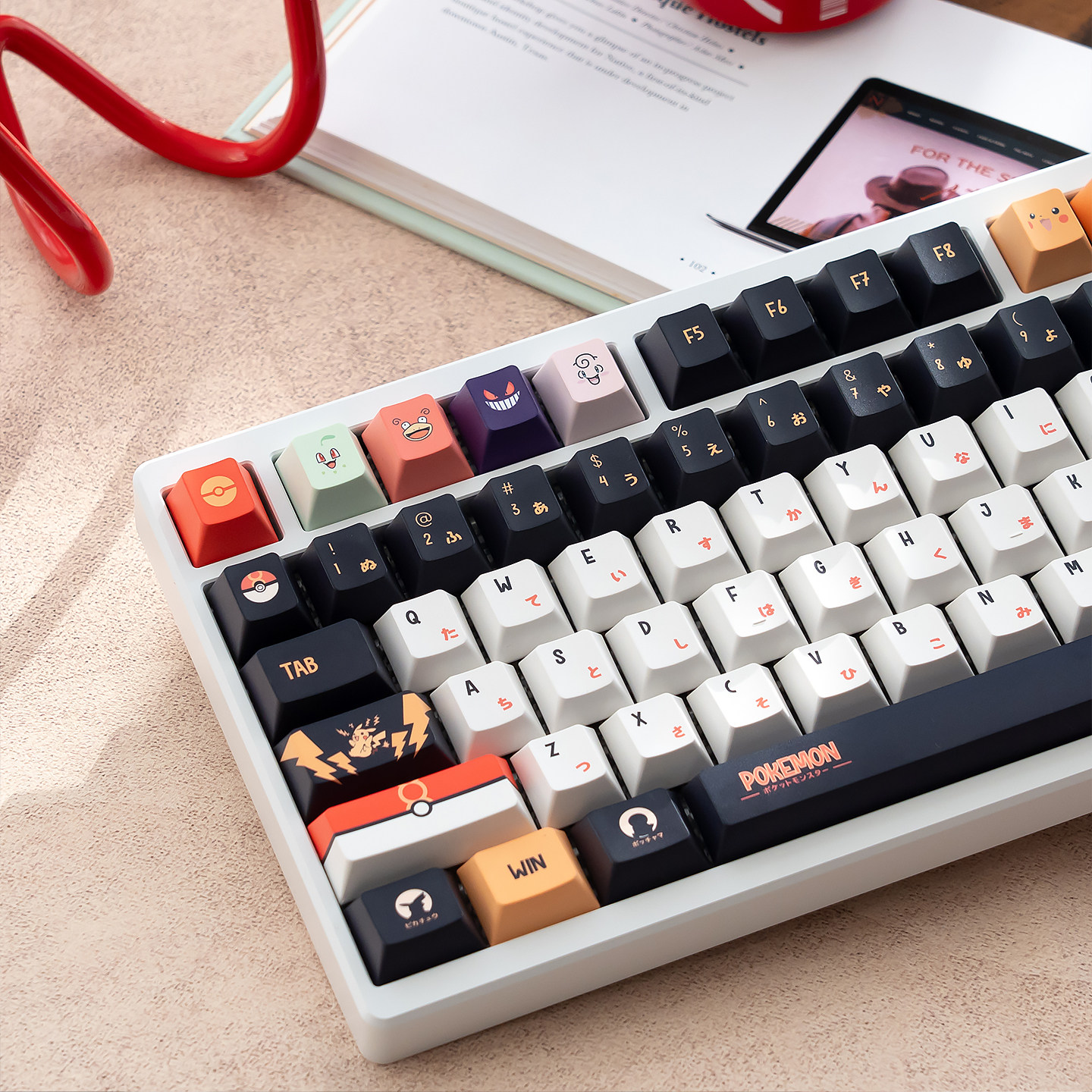 Keycap TapTempo Pokemon Cherry PBT Dyesub