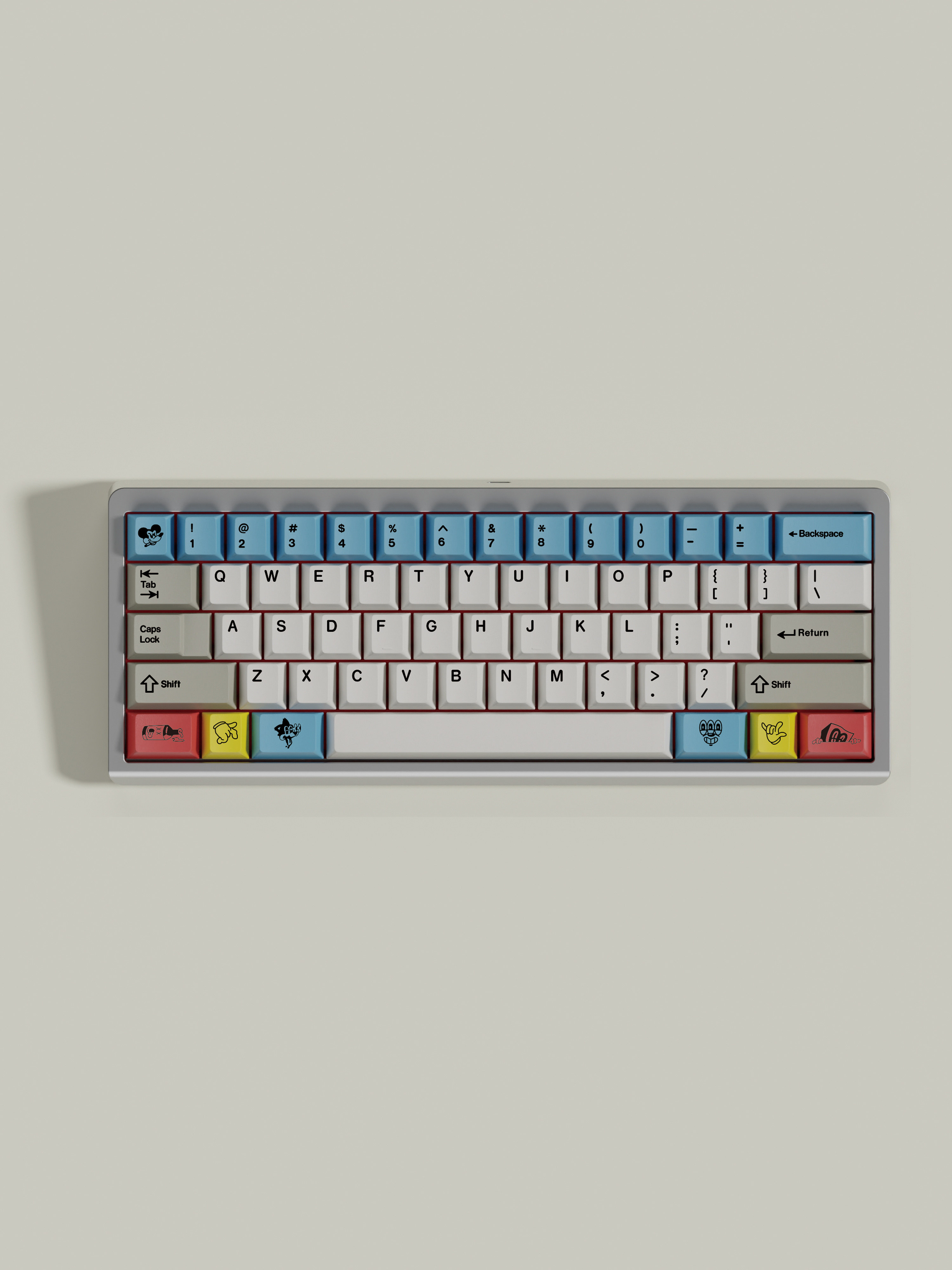 [In Stock] Keycap Walker Rubrehose Cherry PBT Dyesub