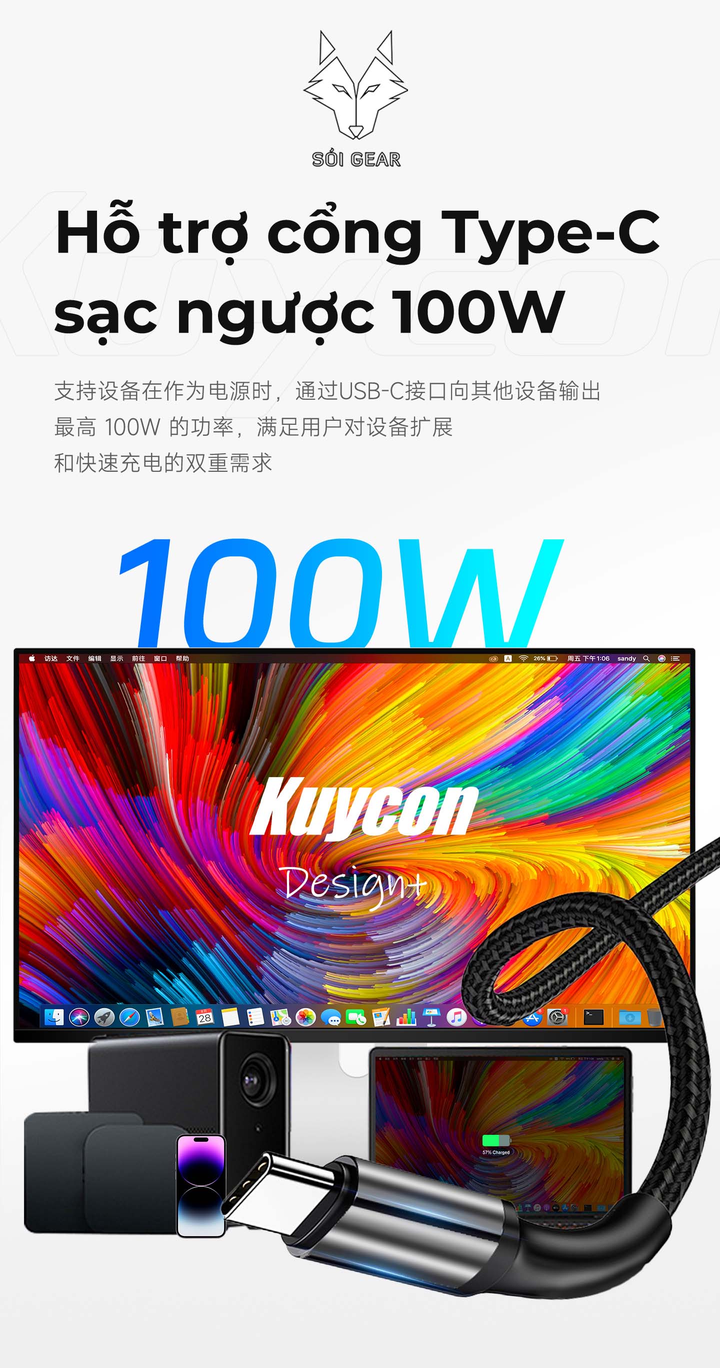 Màn hình Kuycon IPS 6K 60Hz 32 Inch G32X