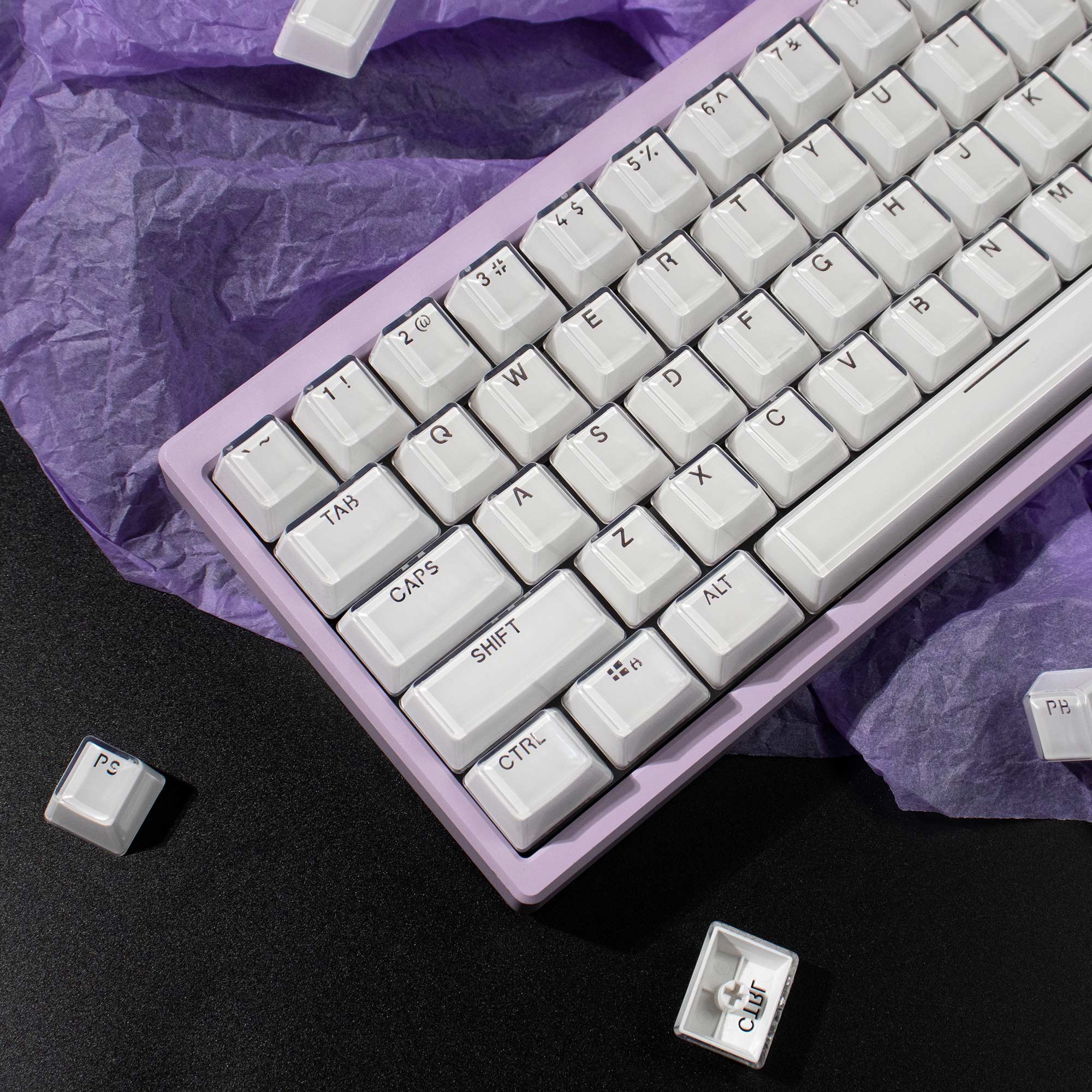 Keycap OEM Mintcaps Crystal Jelly ABS Doubleshot