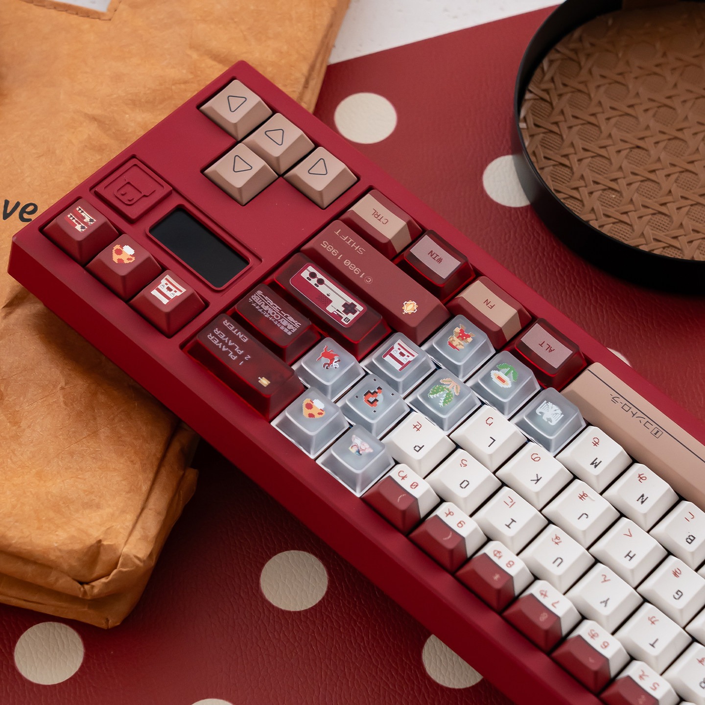 [In Stock] Keycap Cherry TapTempo Famicom PBT Dyesub