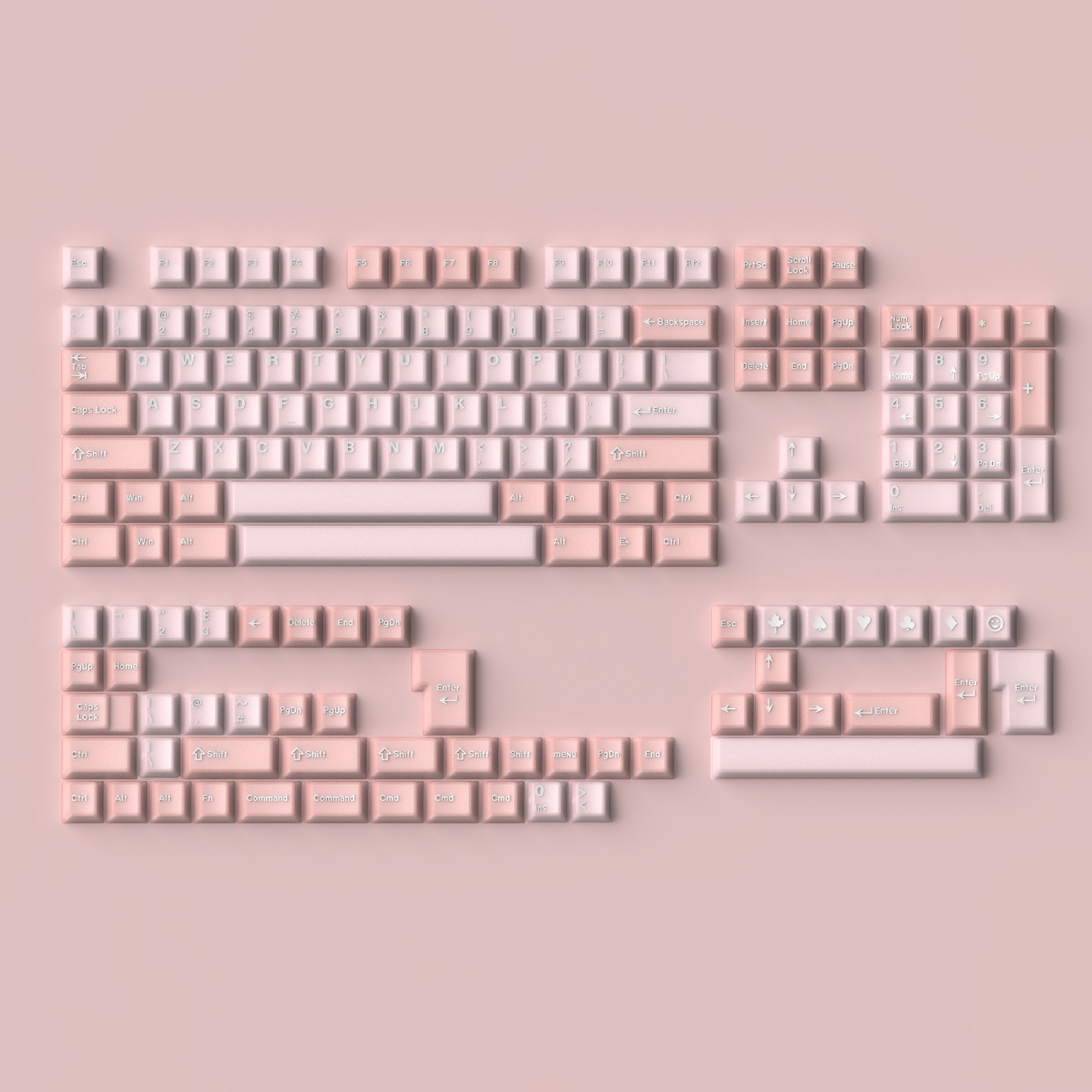 Keycap Cherry Blossom PC + PBT Mintcaps