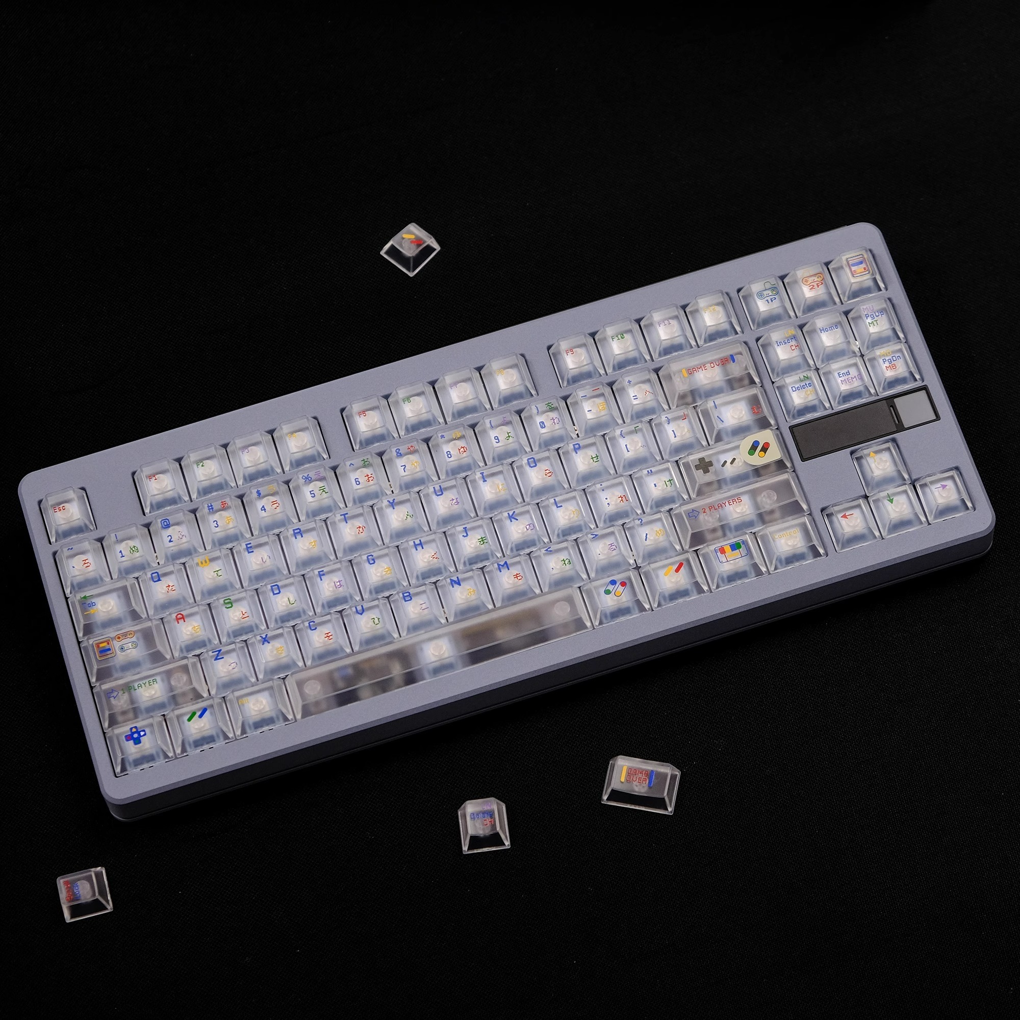 Keycap Cherry SFC PC Xuyên led Mintcap