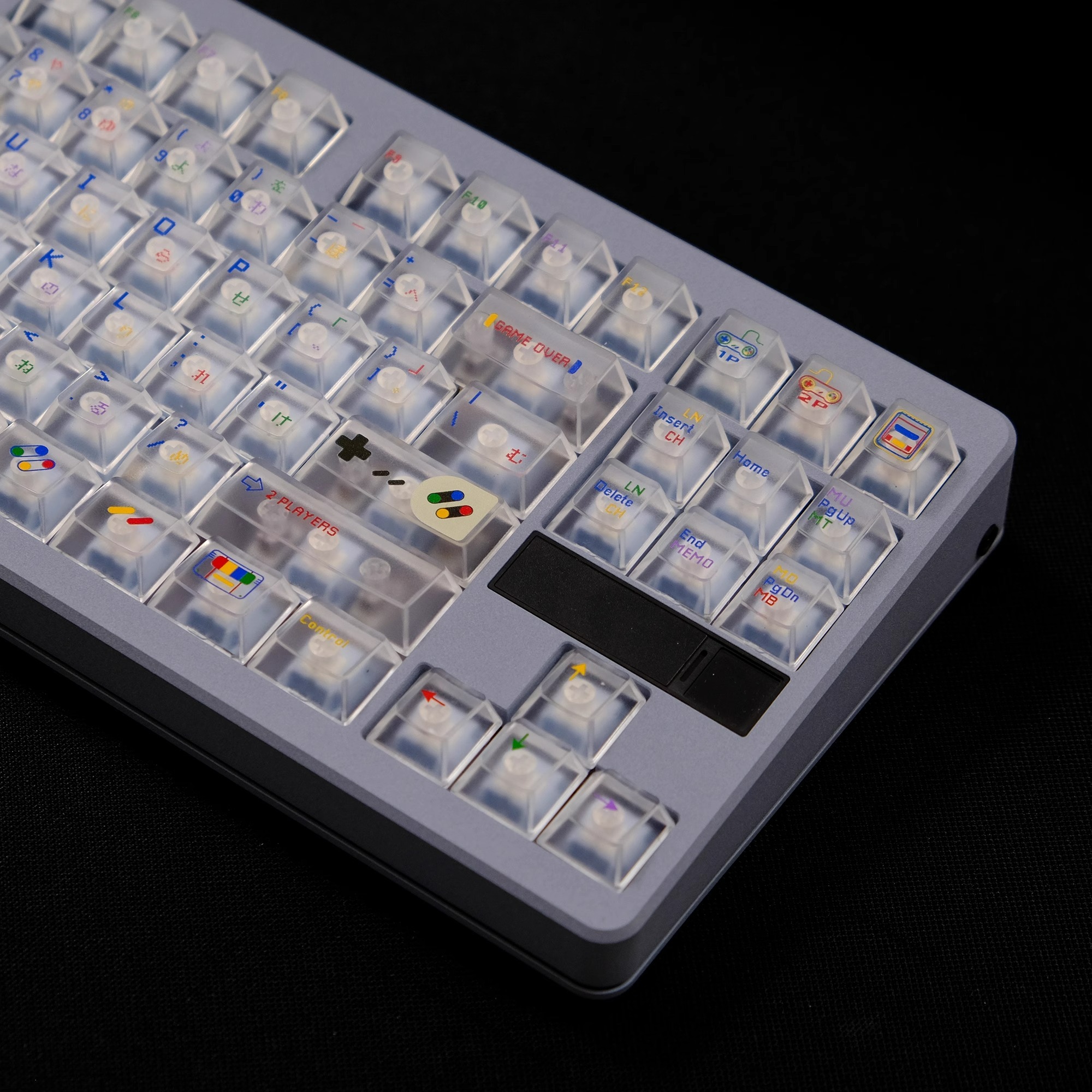 Keycap Cherry SFC PC Xuyên led Mintcap