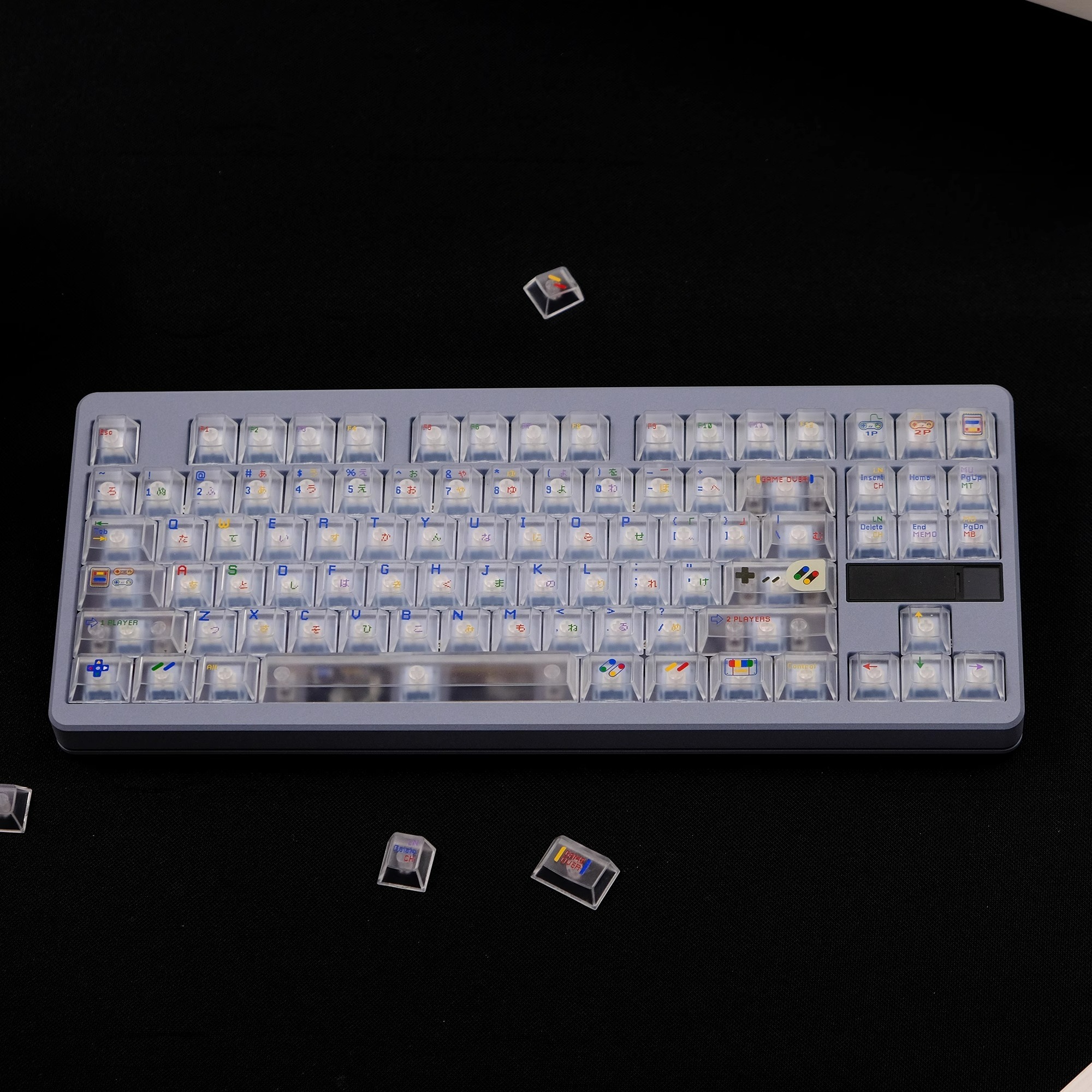Keycap Cherry SFC PC Xuyên led Mintcap