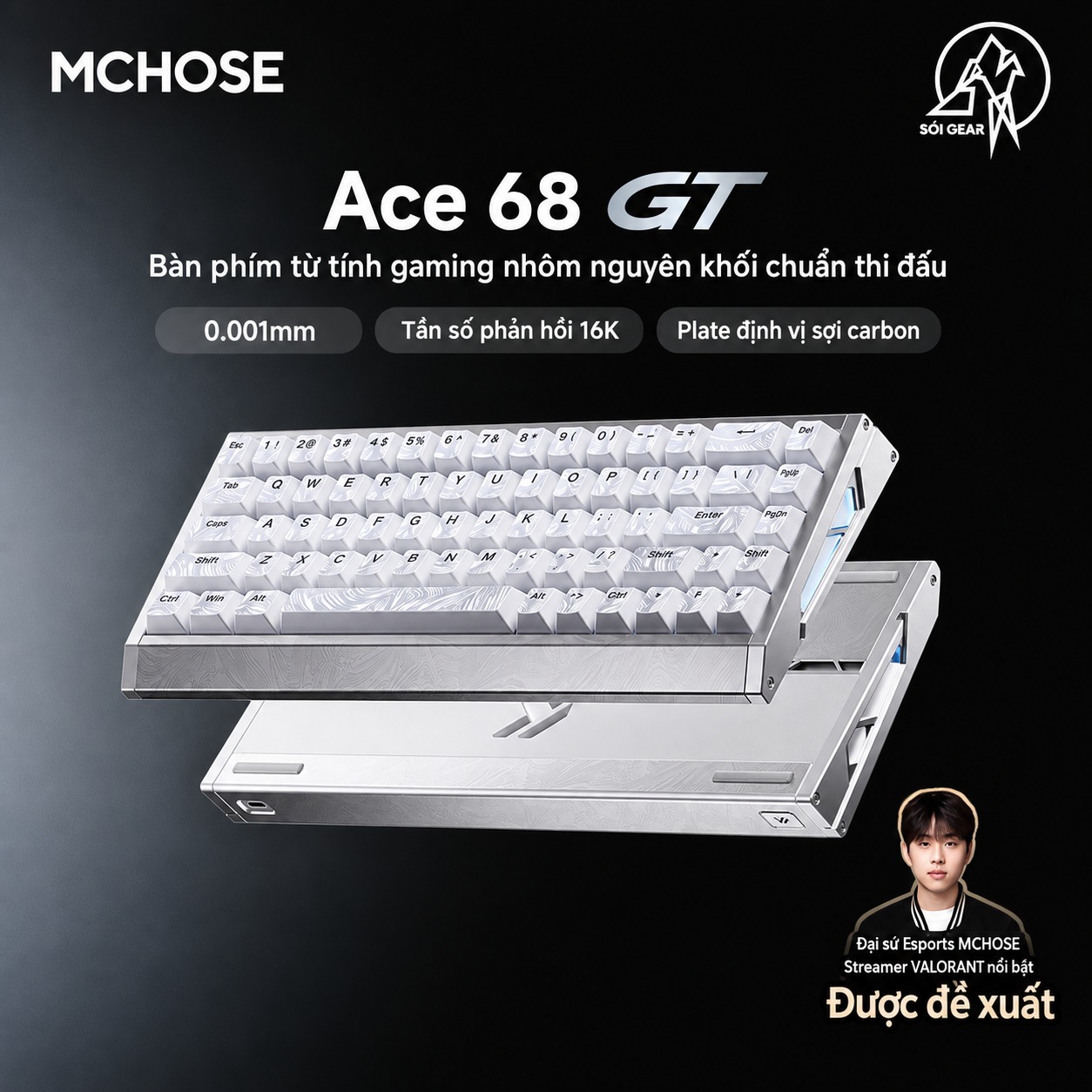 Bàn Phím Mchose Ace68 GT HE
