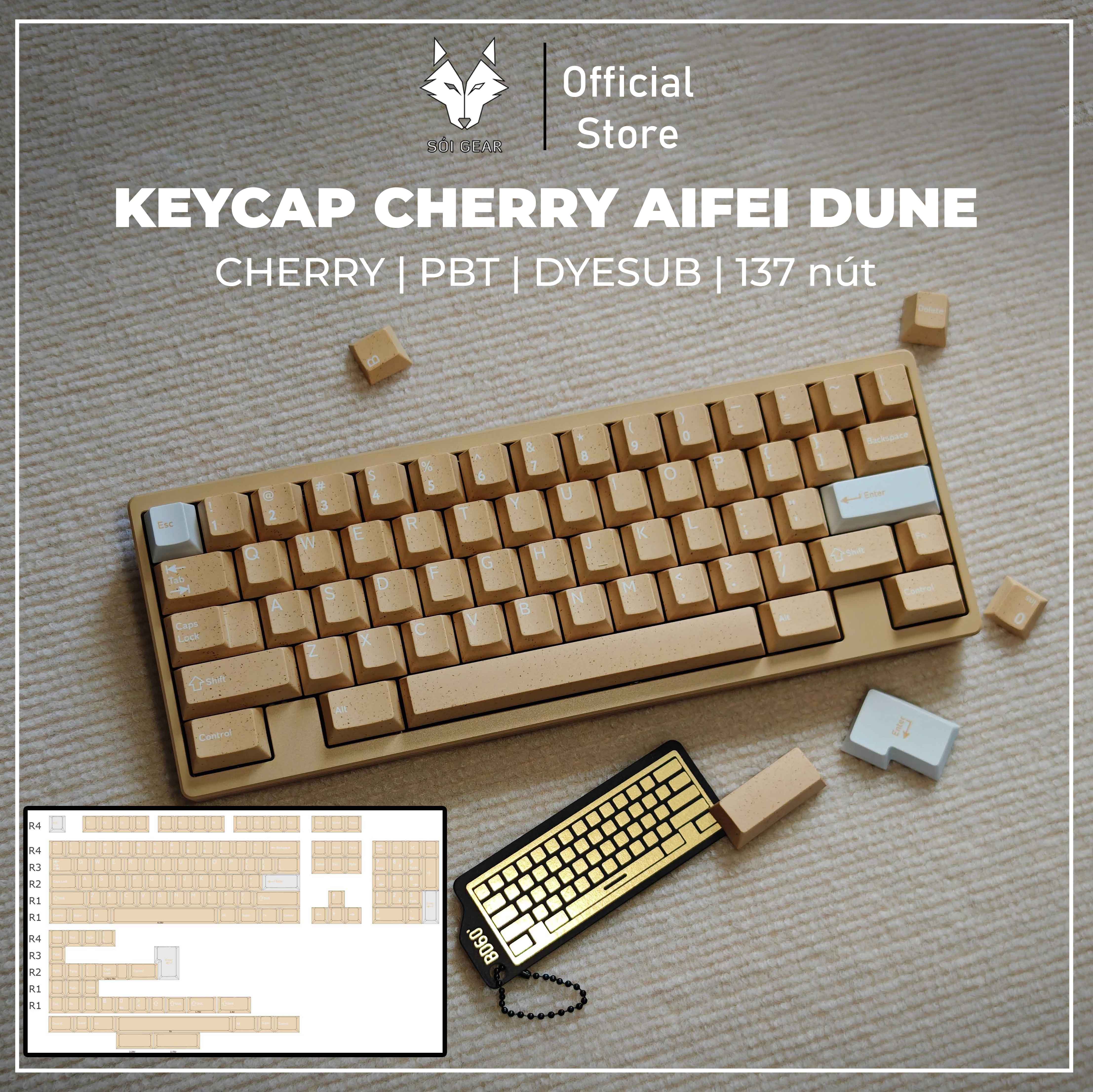 Keycap Cherry Aifei Dune PBT dyesub