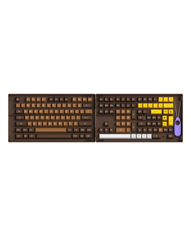 AKKO Keycap set – Chocolate (PBT Double-Shot/ASA profile/158 nút)