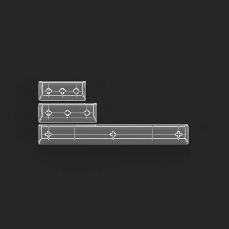 AKKO Keycap set – Clear (PC / ASA-Clear profile / 155 nút)