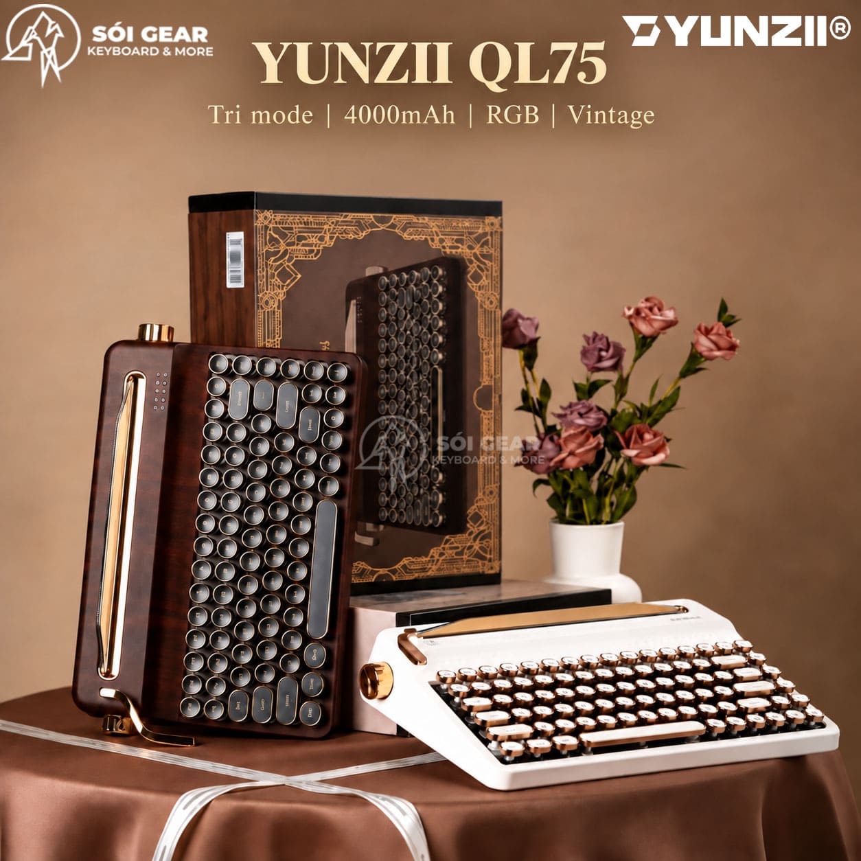 Bàn phím cơ Yunzii QL75