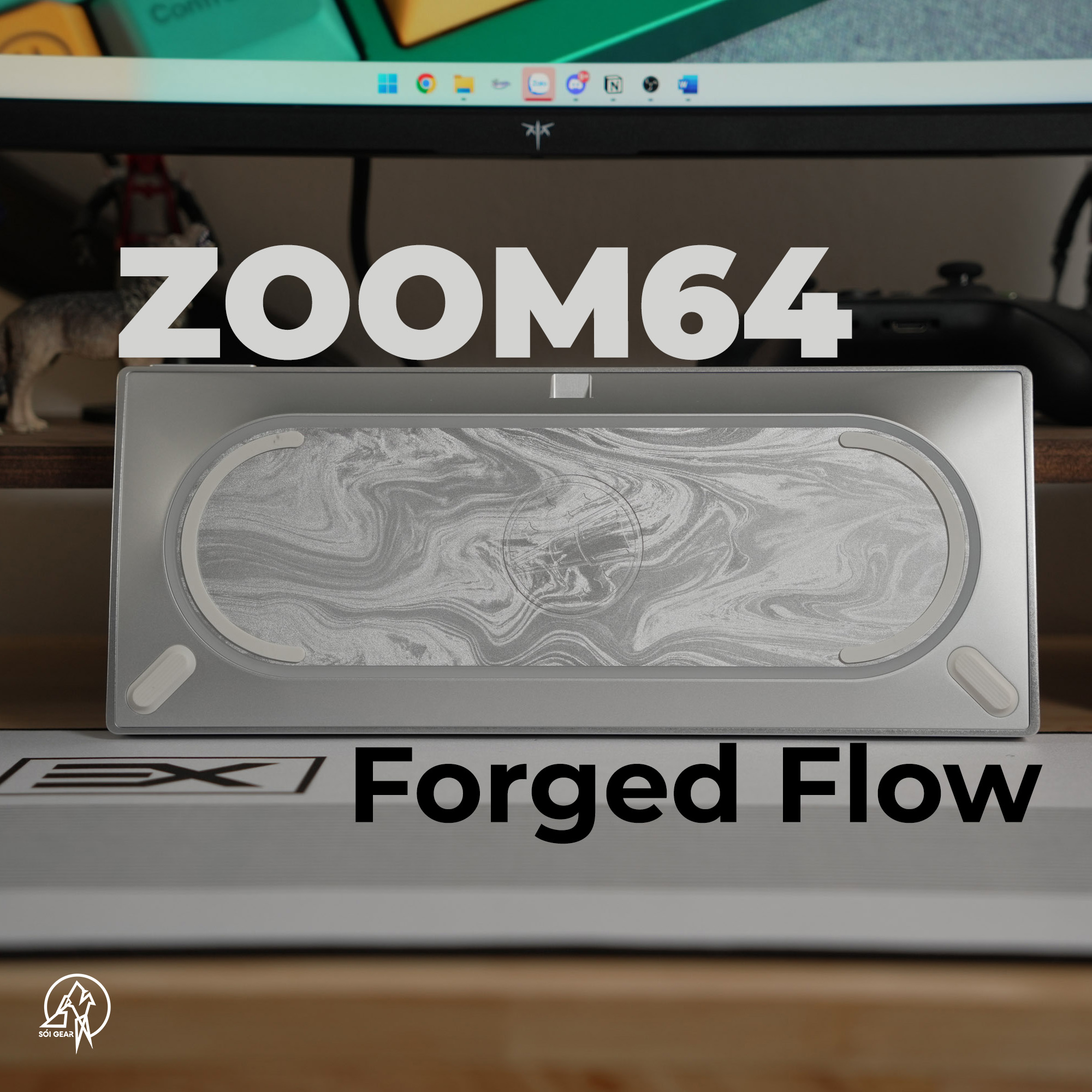 [Prebuilt by Sói] Zoom64 Forged Flow - TDX Jetliner - TapTempo 95 PBT