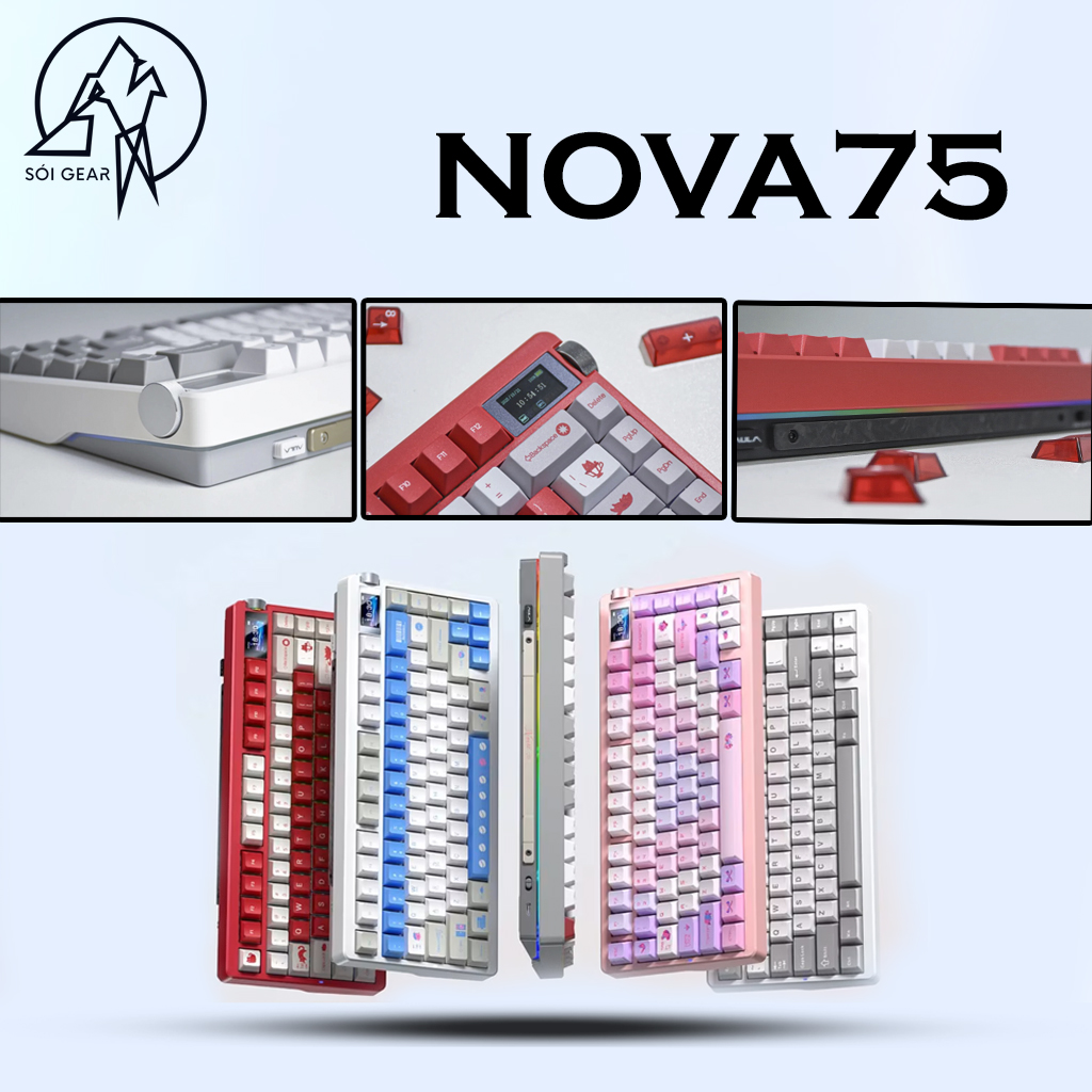 [Pre-Order] Bàn Phím Cơ AULA NOVA75