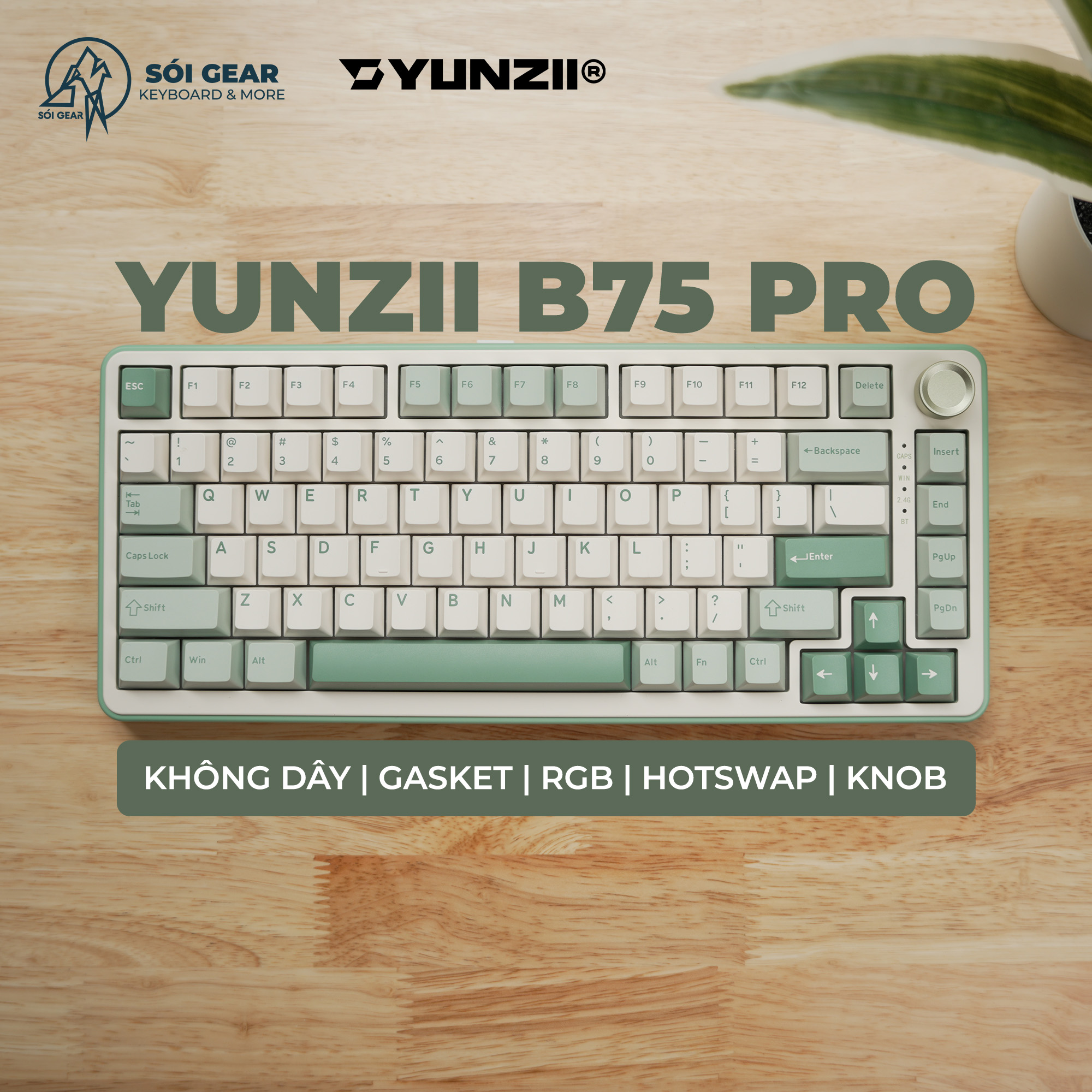 Bàn phím cơ Yunzii B75 Pro